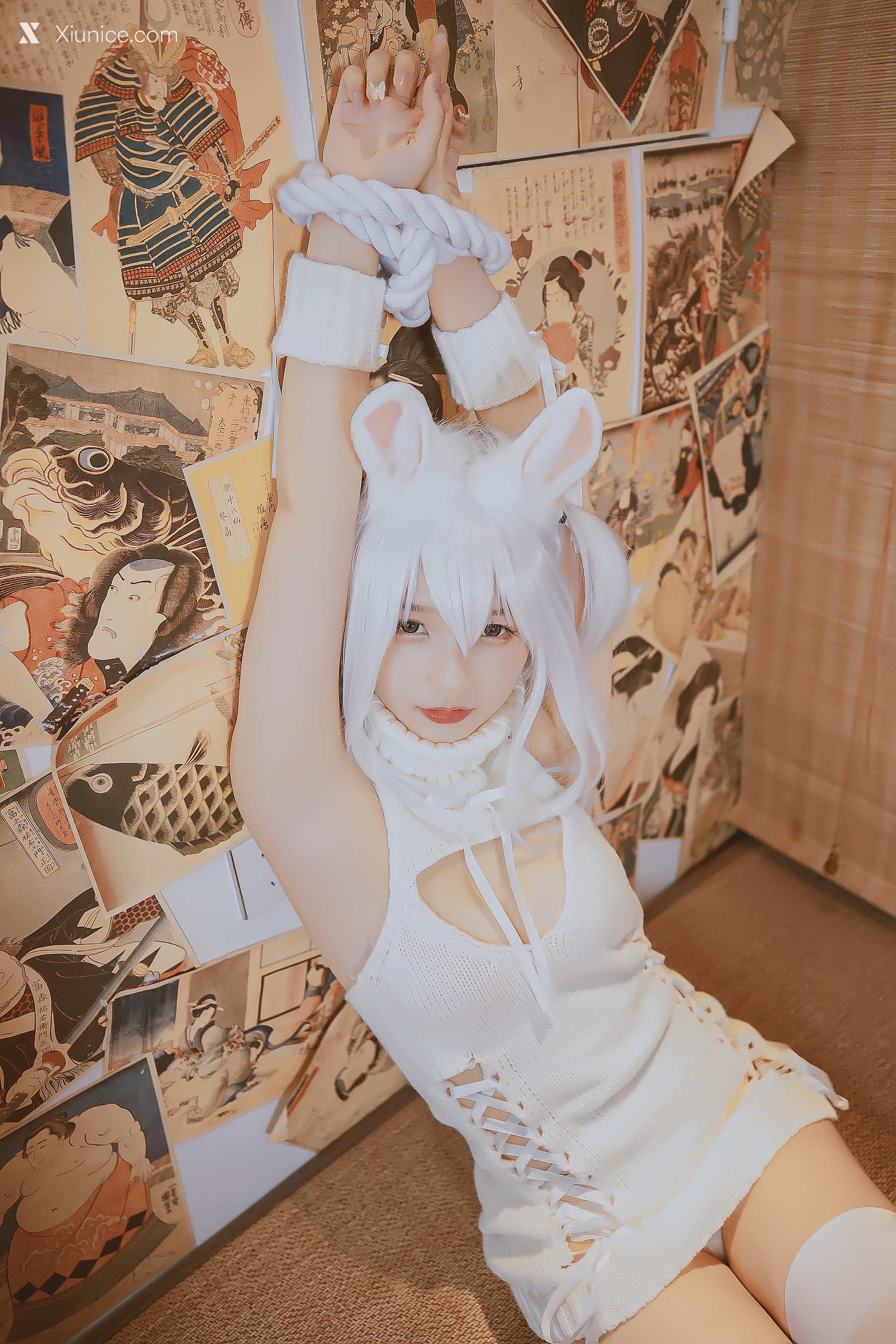 Coser@神楽坂真冬 Vol.034 危険な耳 狼妹&兔娘 第43张