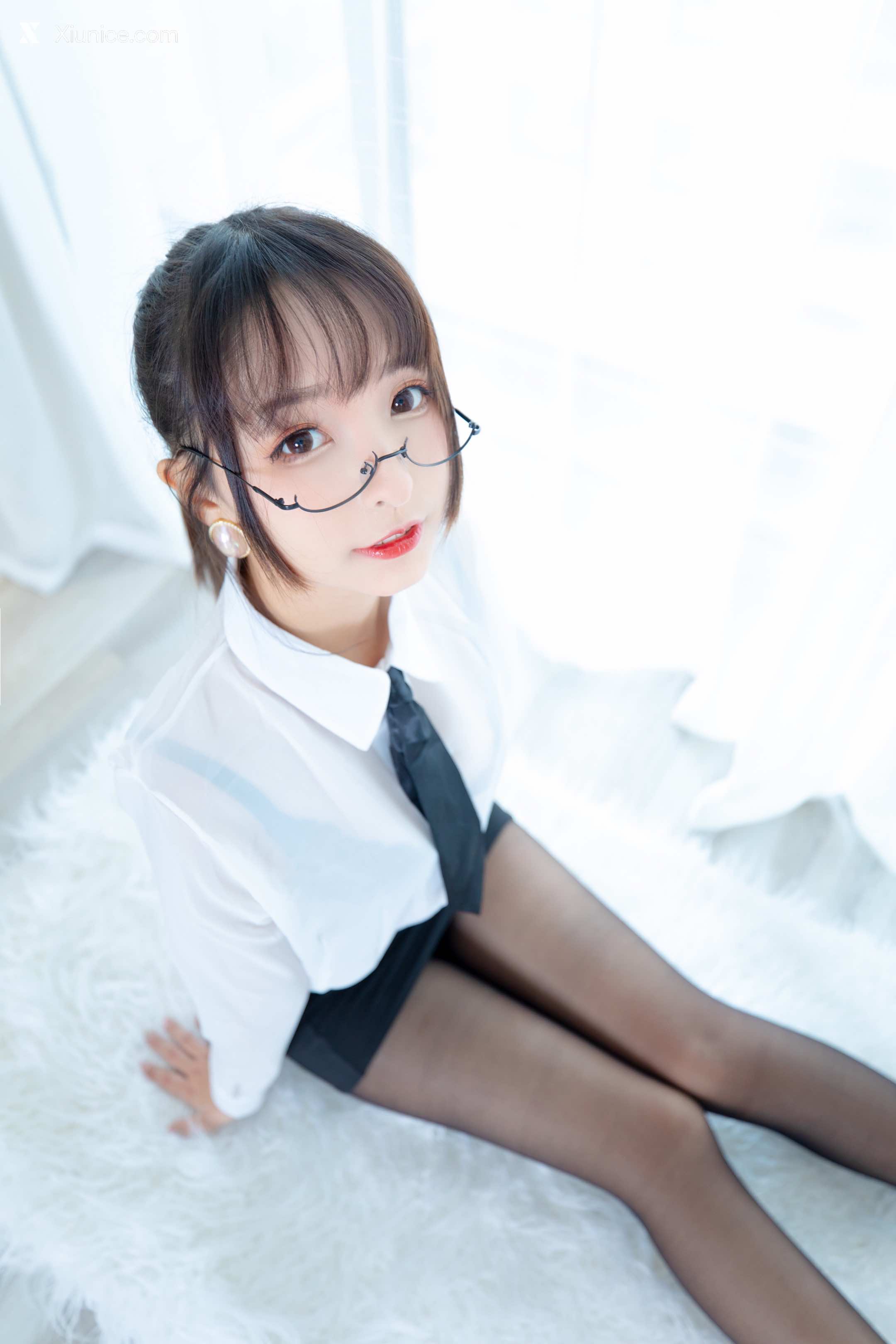 Coser@神楽坂真冬 Vol.029 白色办公室 ホワイトオフィス 第15张