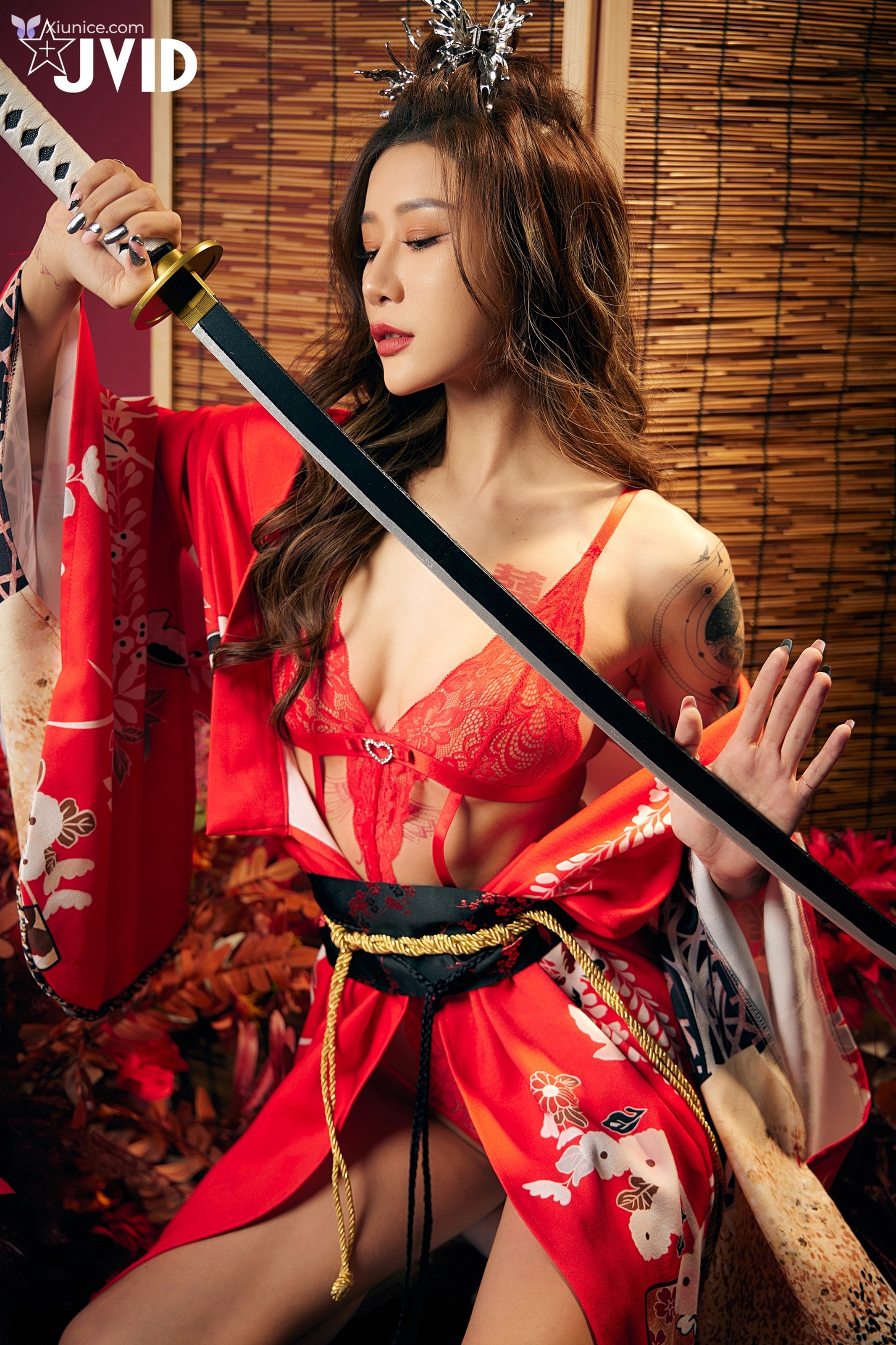 JVID Lara 雙囍 – 聖上寵幸首選傾國傾城囍媚娘 婀娜多姿 酥胸外露 第95张