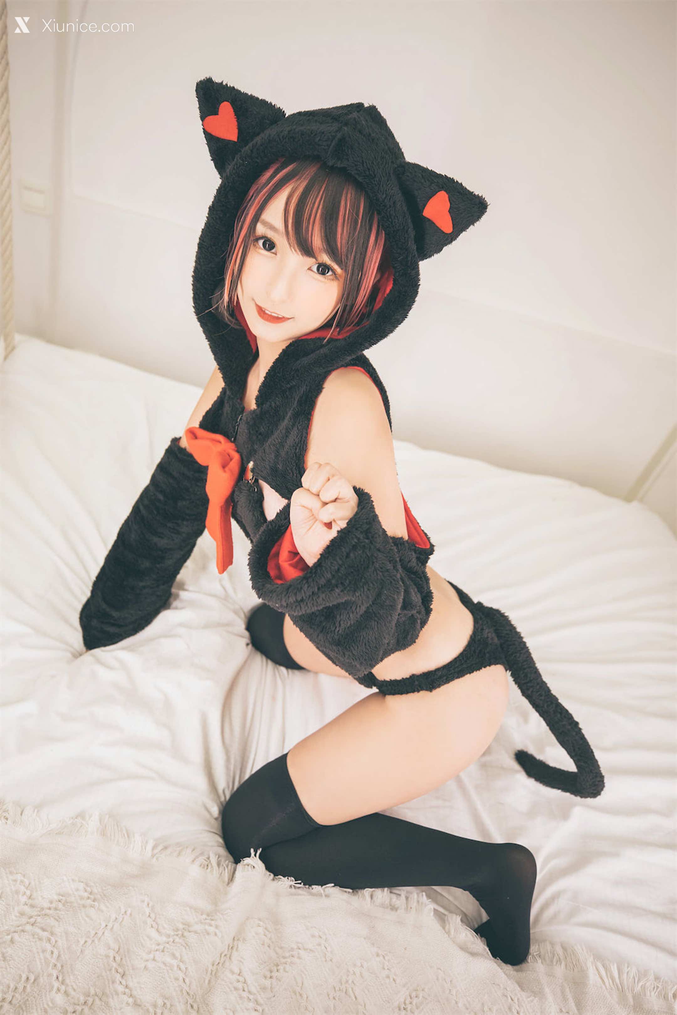 Coser@神楽坂真冬 Vol.077 绝对企画-《白黑の猫》 第76张