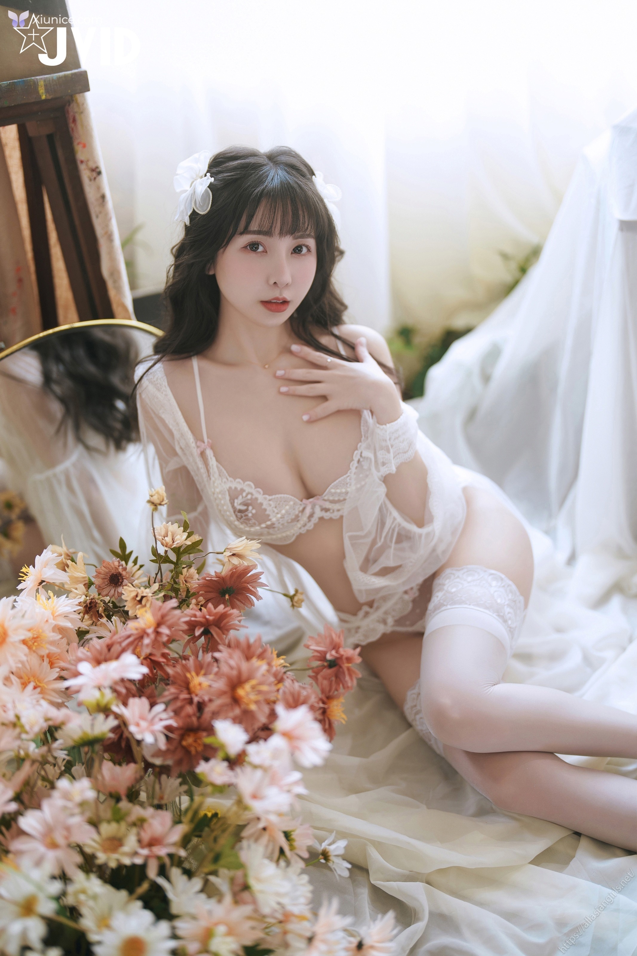 JVID 月台尼Tiny – 新尺度登場初嚐禁果解開情慾底線天然美乳Tiny化身夏娃與你一起纏綿 第17张