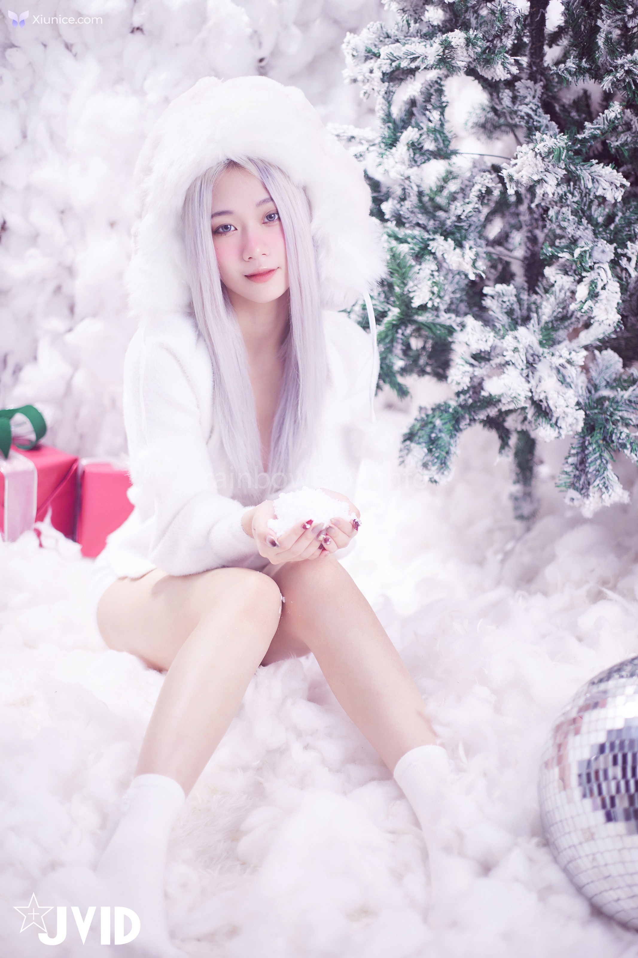 JVID Verna – 性感的愛死寂寞人雪女Verna陪你度過聖誕寒冬 第96张