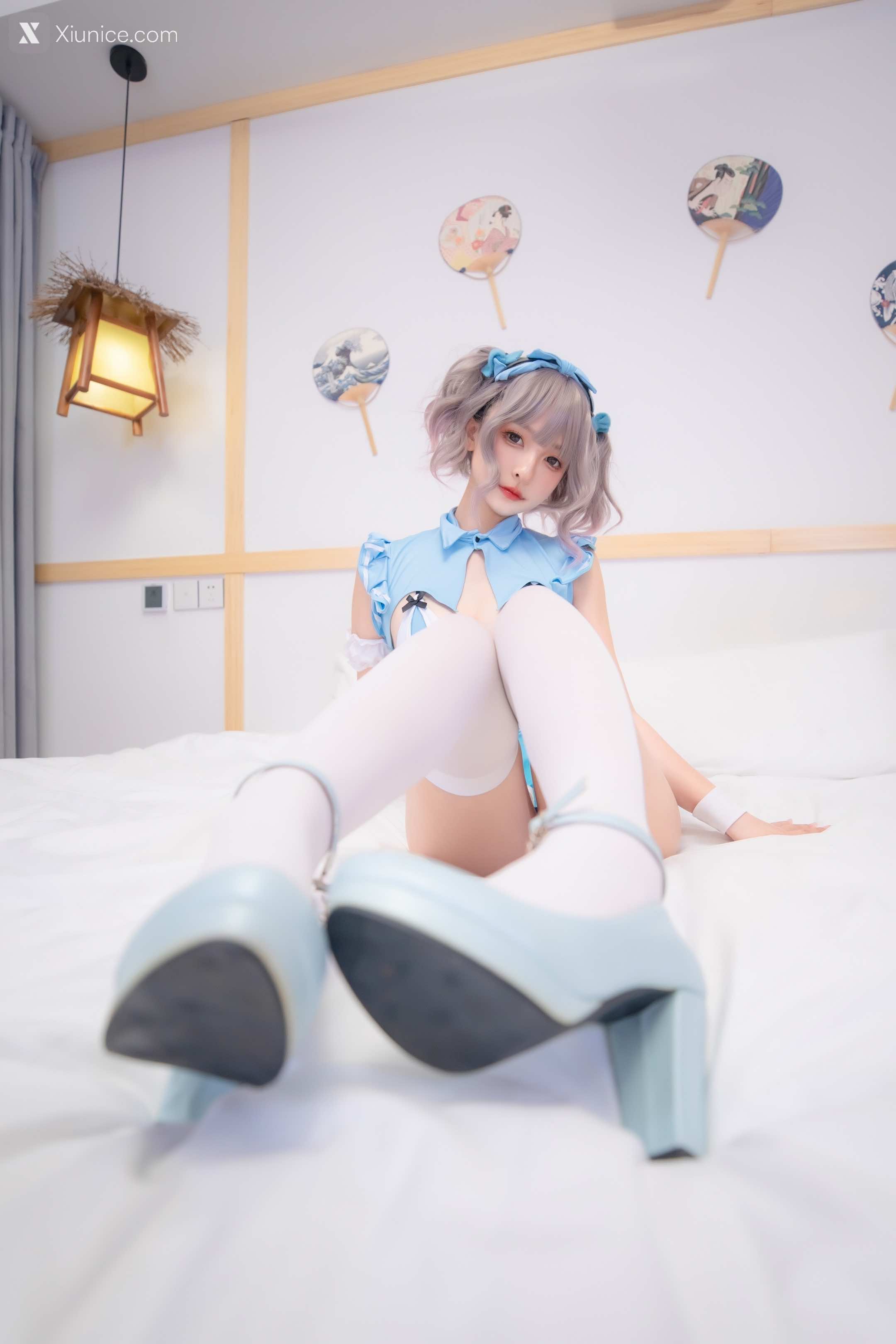 Coser@神楽坂真冬 Vol.097 蓝调女仆 第8张
