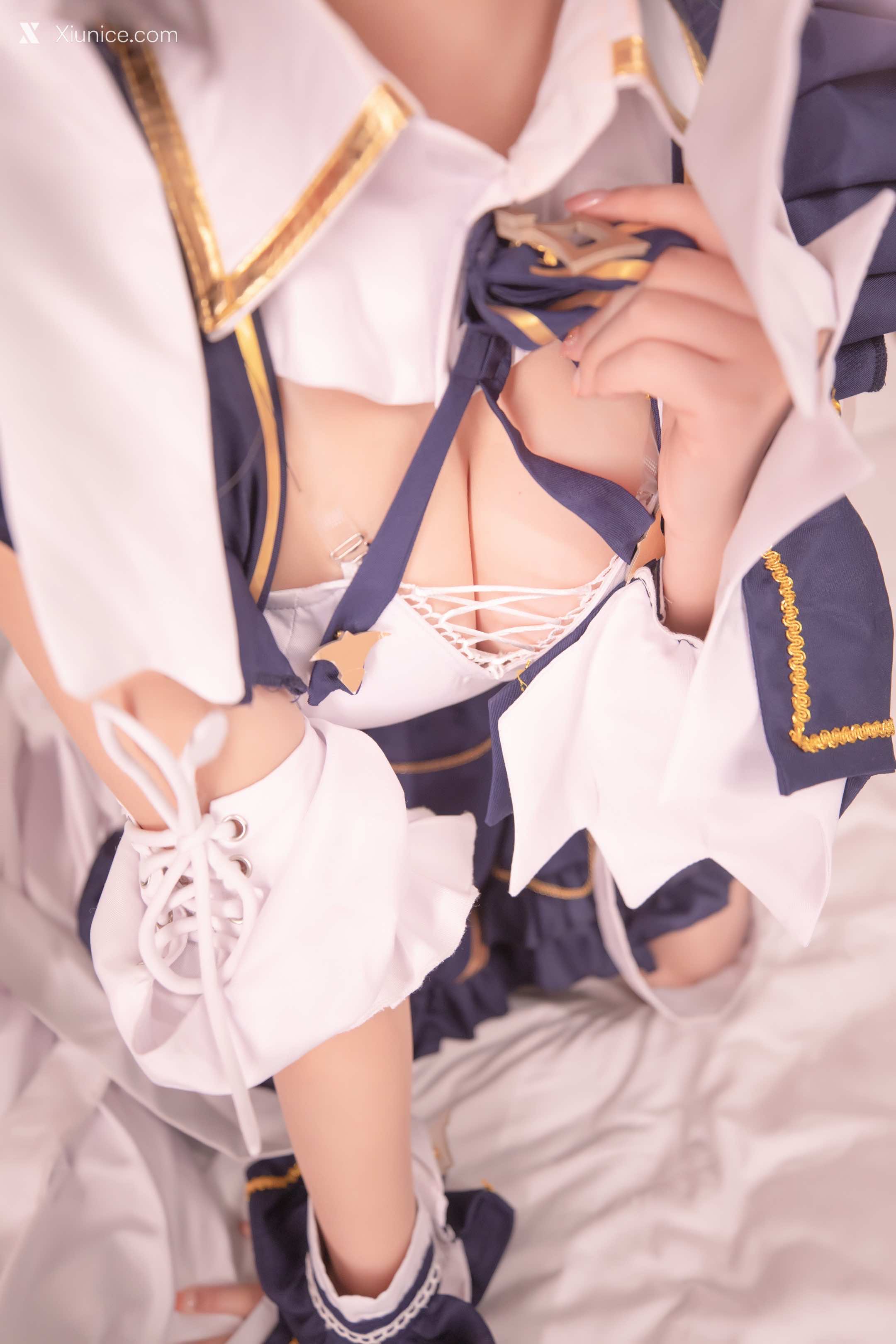Coser@神楽坂真冬 Vol.085 绝对企画-柴郡cos《纯色庭院》 第109张