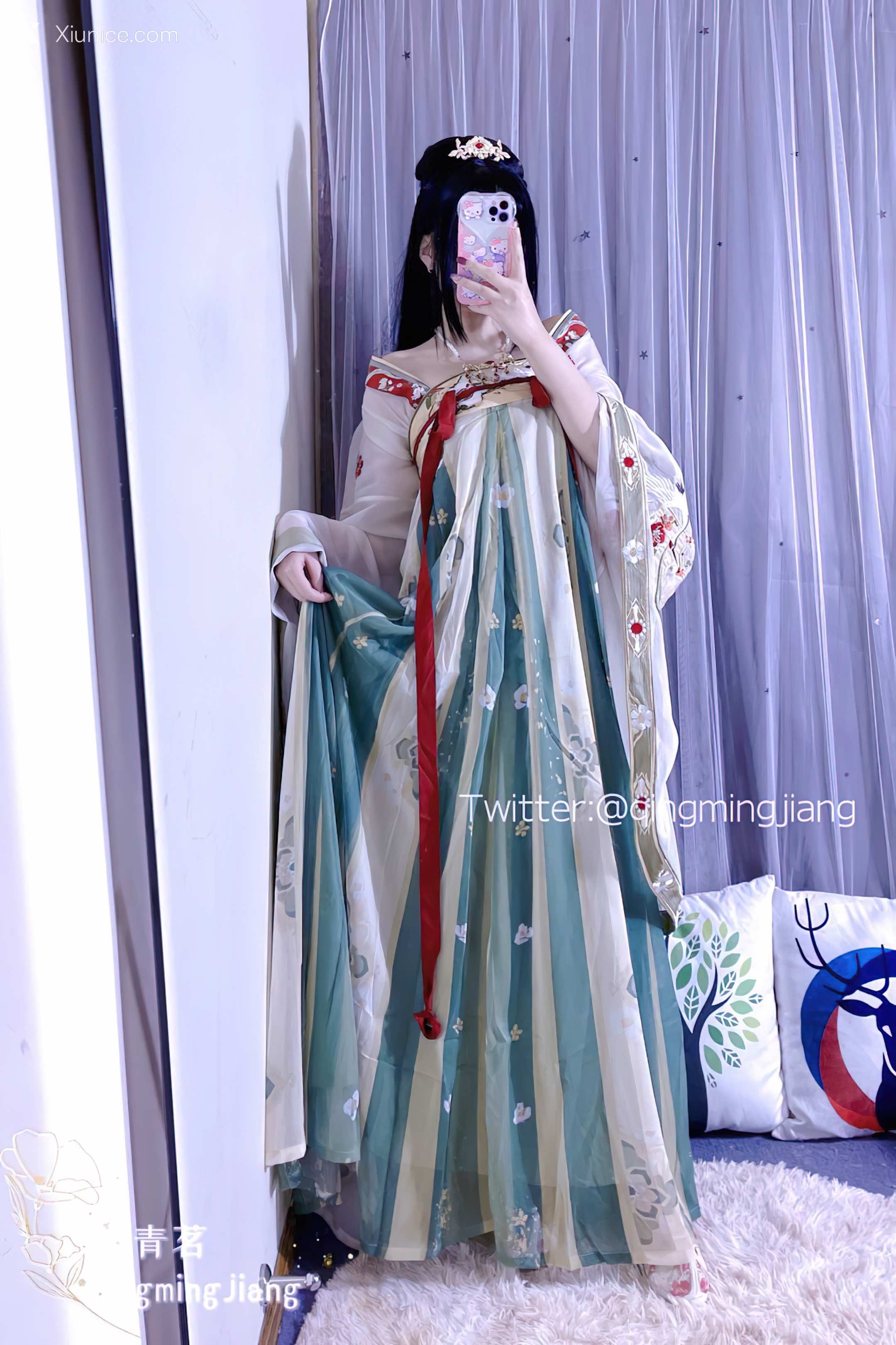 Coser@小青茗 唯美唐装古风下的美妙胴体 第40张