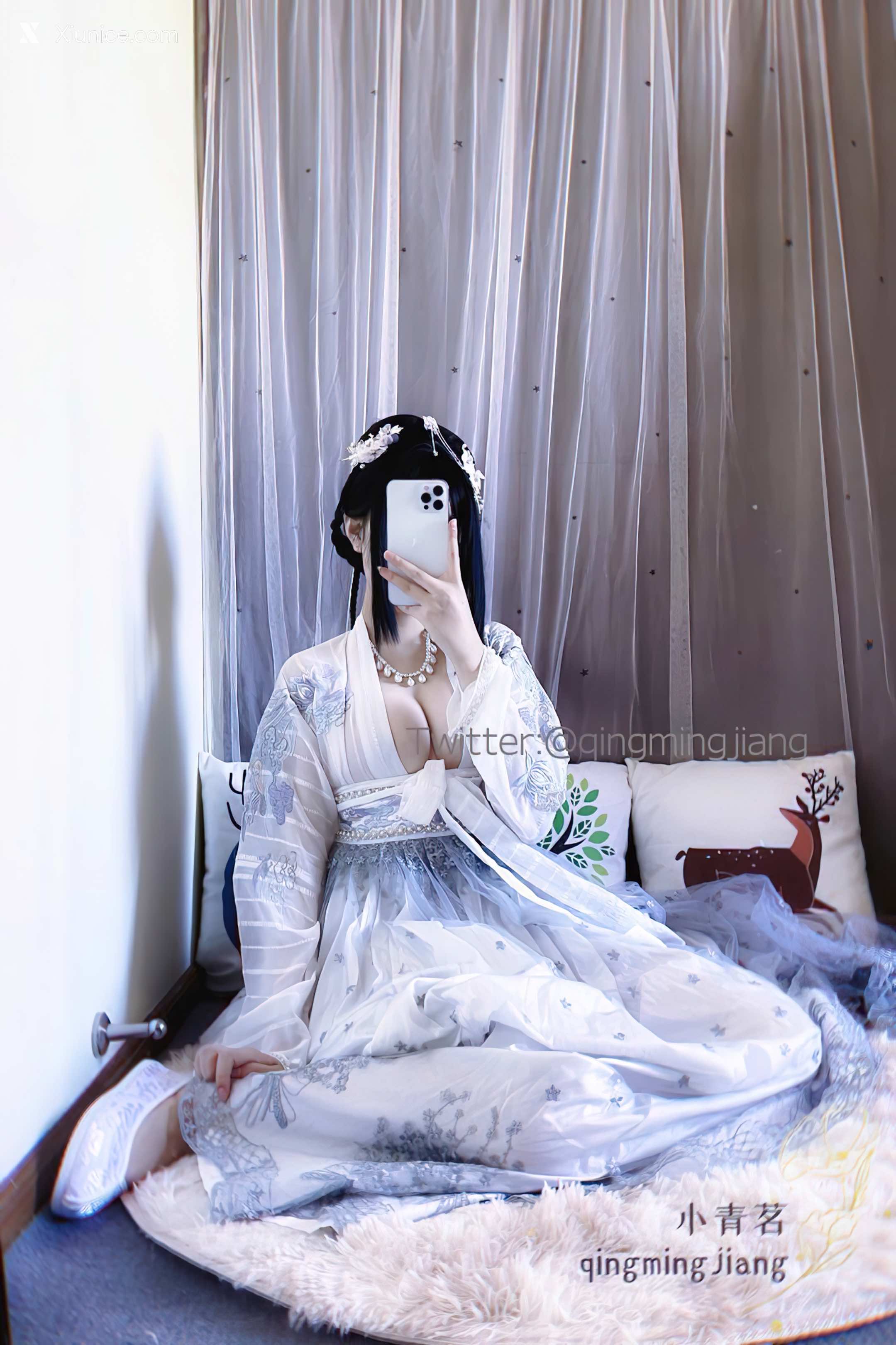 Coser@小青茗 唯美唐装古风下的美妙胴体 第2张