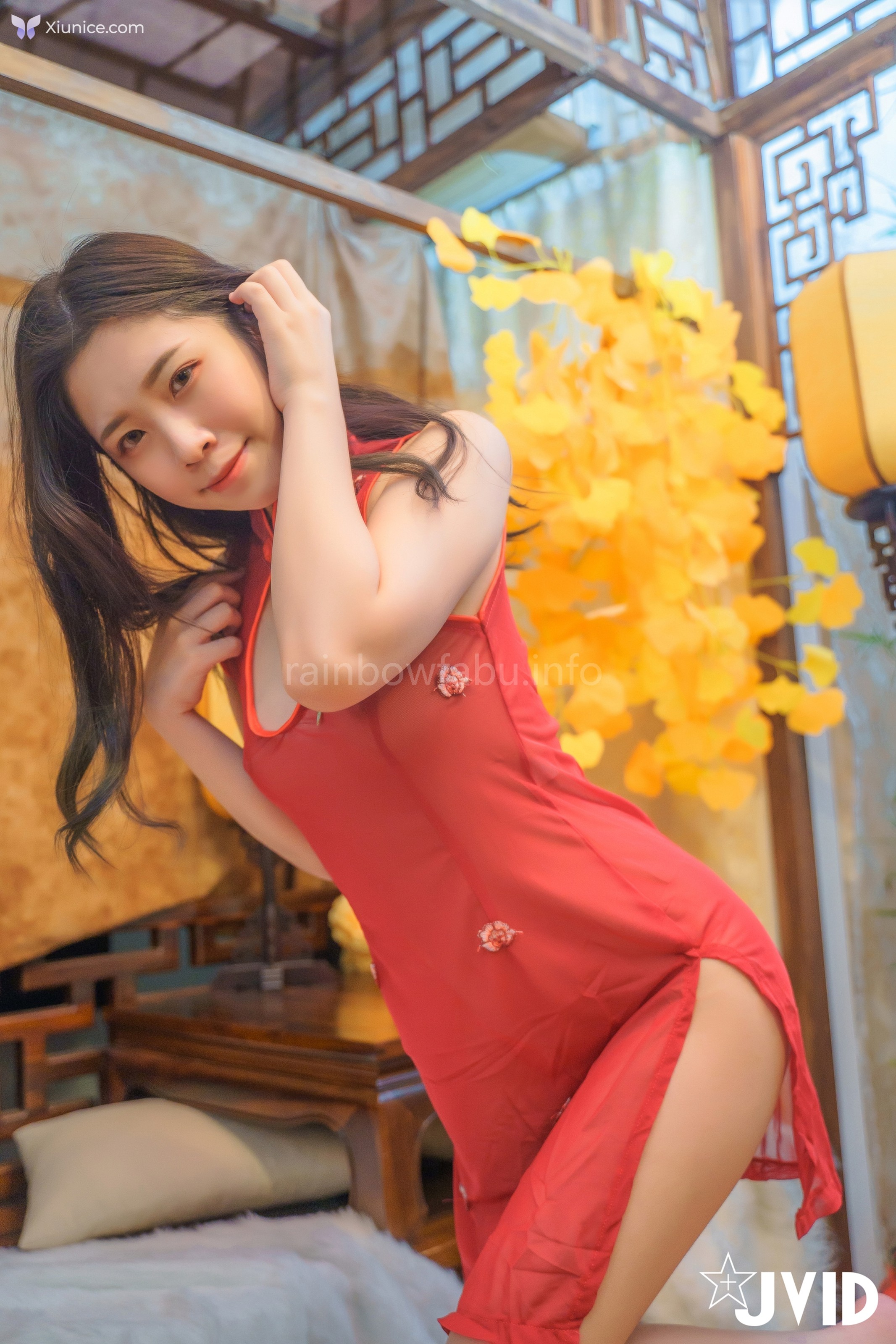 JVID 茶理 加加喵 Jamie – 賀歲特輯 鮑鮑換紅包哥哥爸爸在小穴射越多就可以領越多 第69张