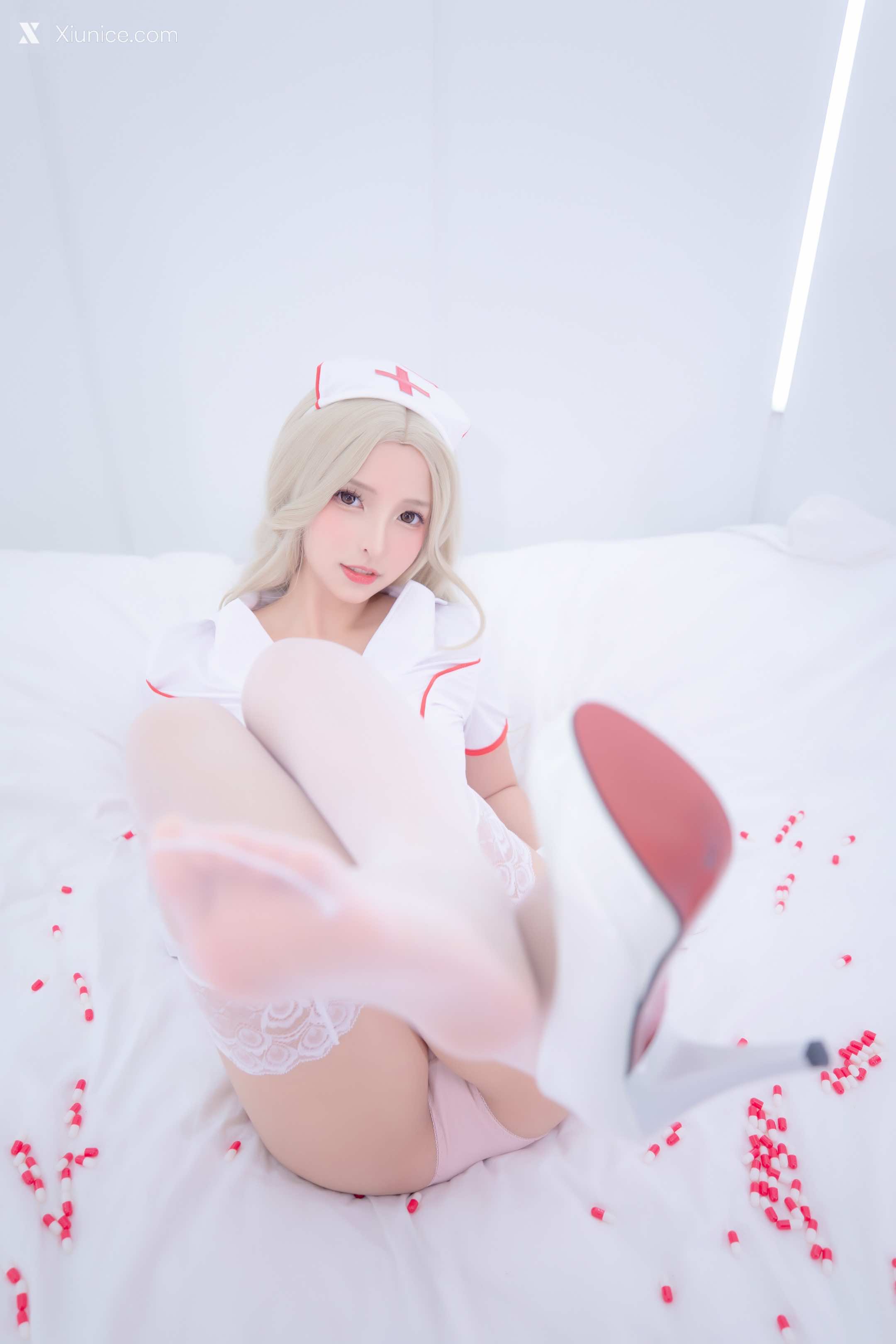 Coser@神楽坂真冬 Vol.084 绝对企画-白丝护士《心身バランス》 第109张
