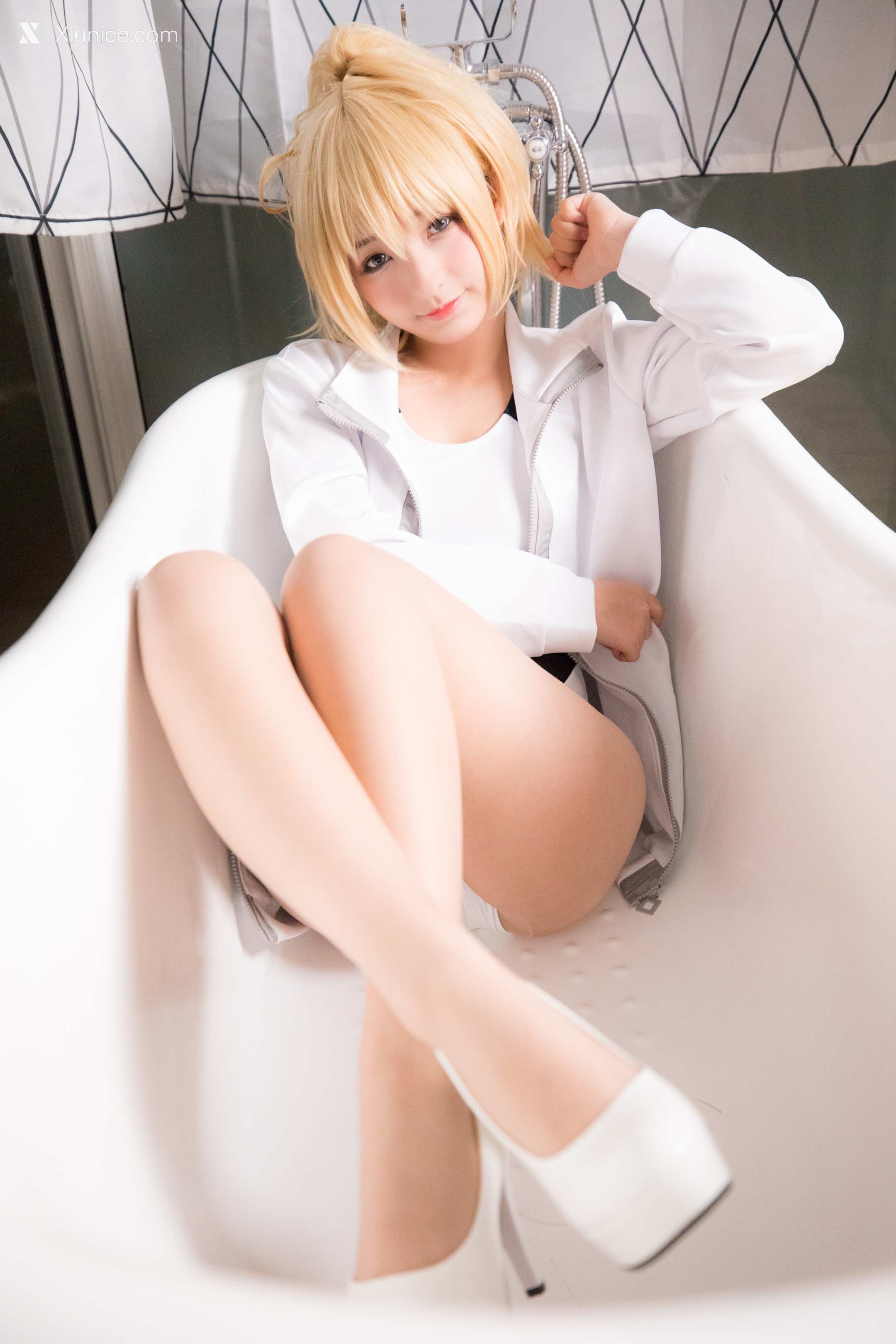 Coser@神楽坂真冬 Vol.036 电子相册-白贞德《Swimingthedrea》 第129张