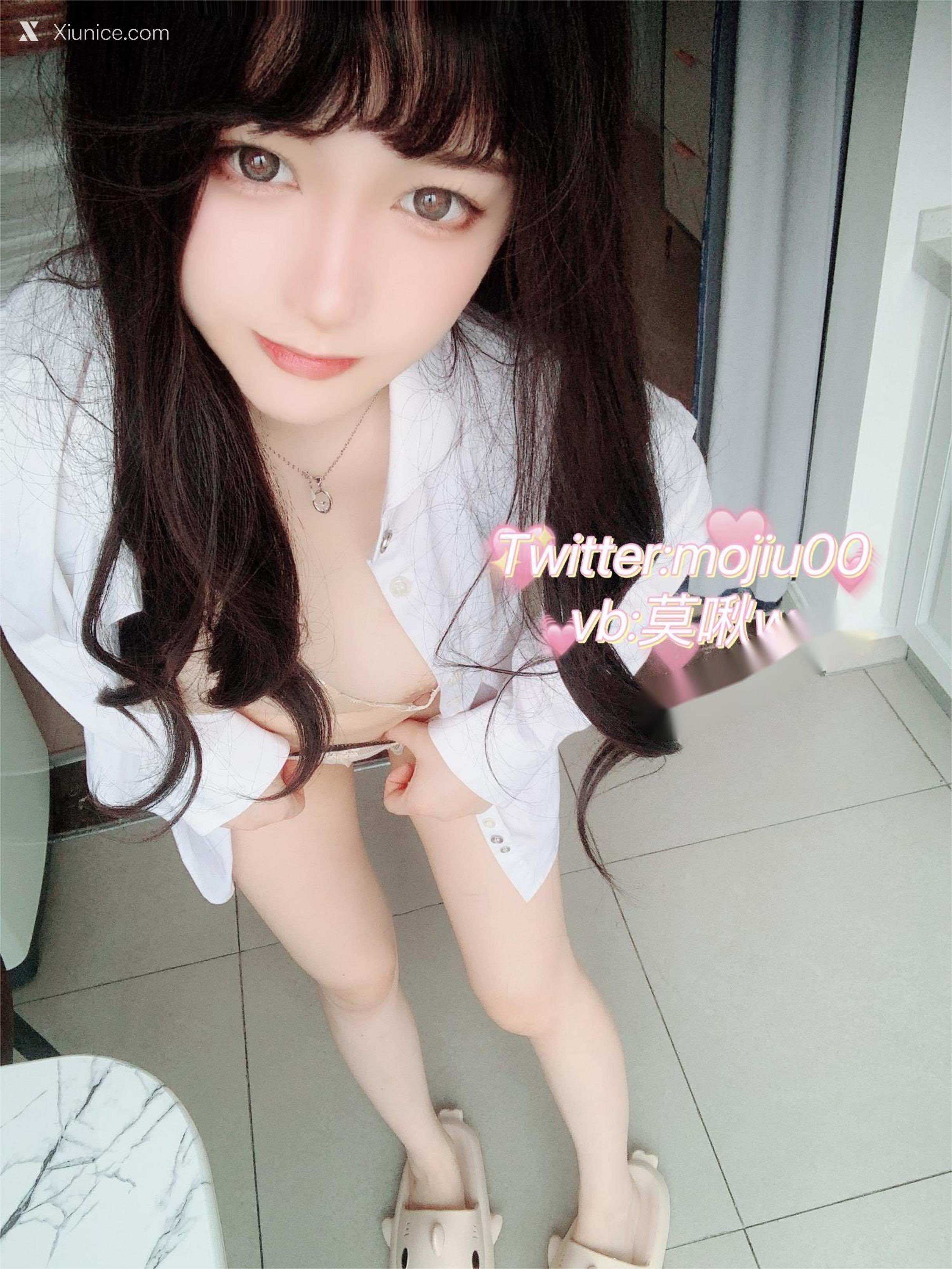 Coser@小青茗 露脸定制白色衬衫 第39张