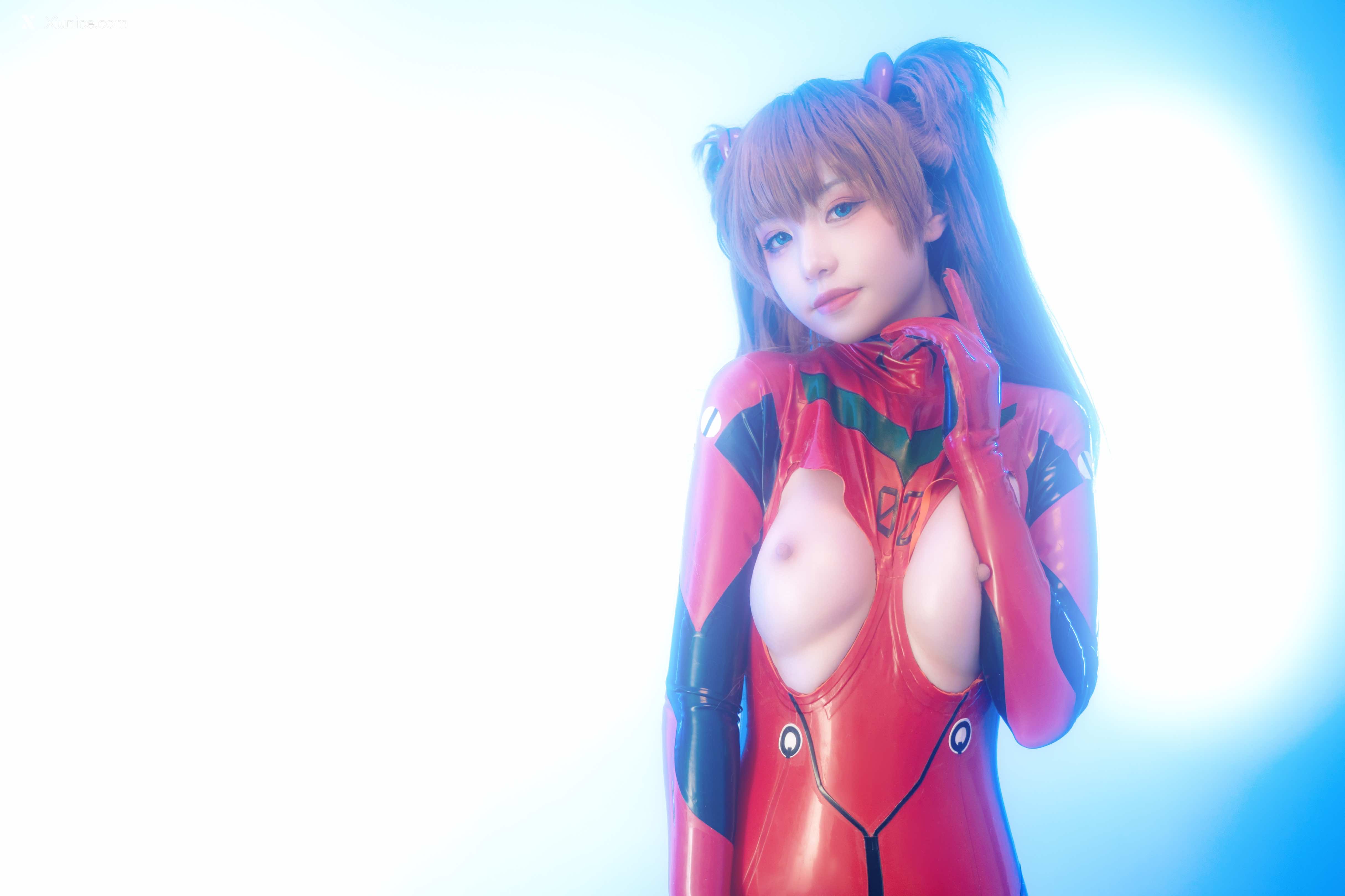 Coser@爆机少女喵小吉 (Nekokoyoshi) 明日香 人类补奸计划 第22张