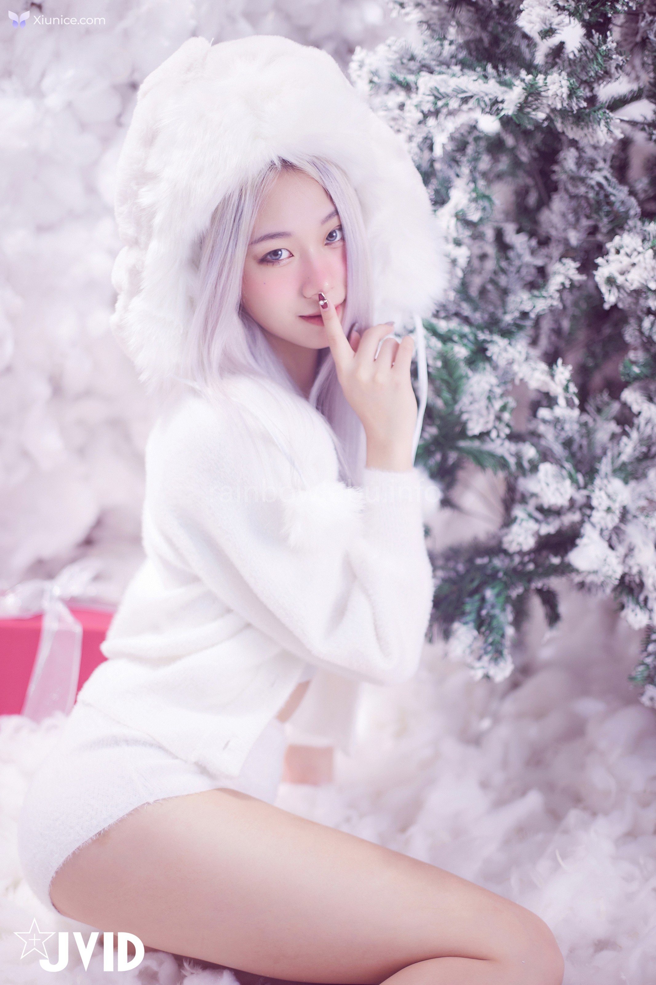 JVID Verna – 性感的愛死寂寞人雪女Verna陪你度過聖誕寒冬 第92张