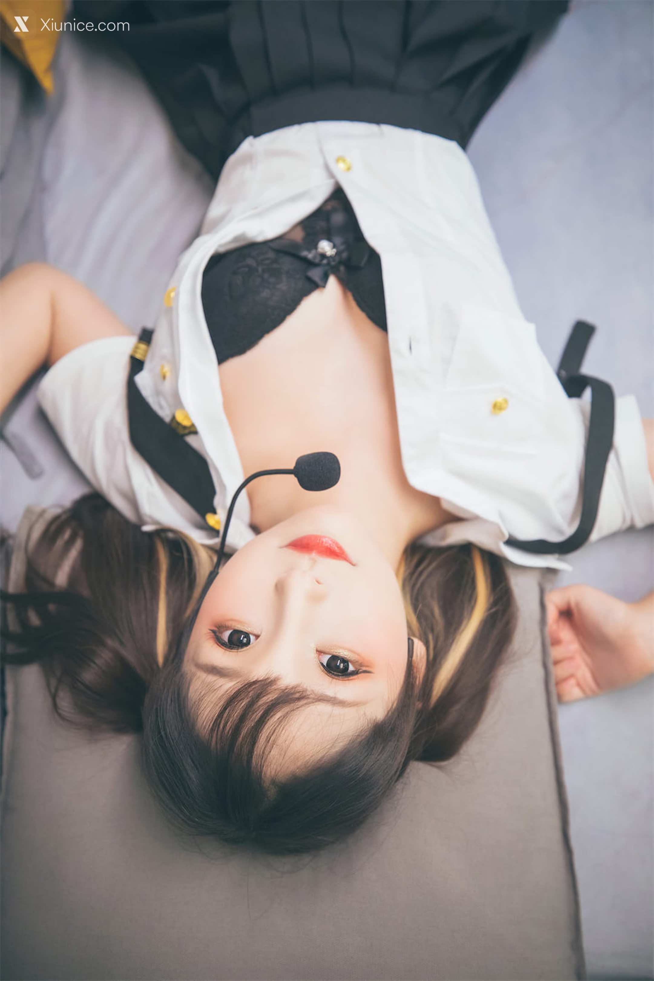 Coser@神楽坂真冬 Vol.081 绝对企画-黑丝皮衣《お帰りなさい、指揮官》 第74张
