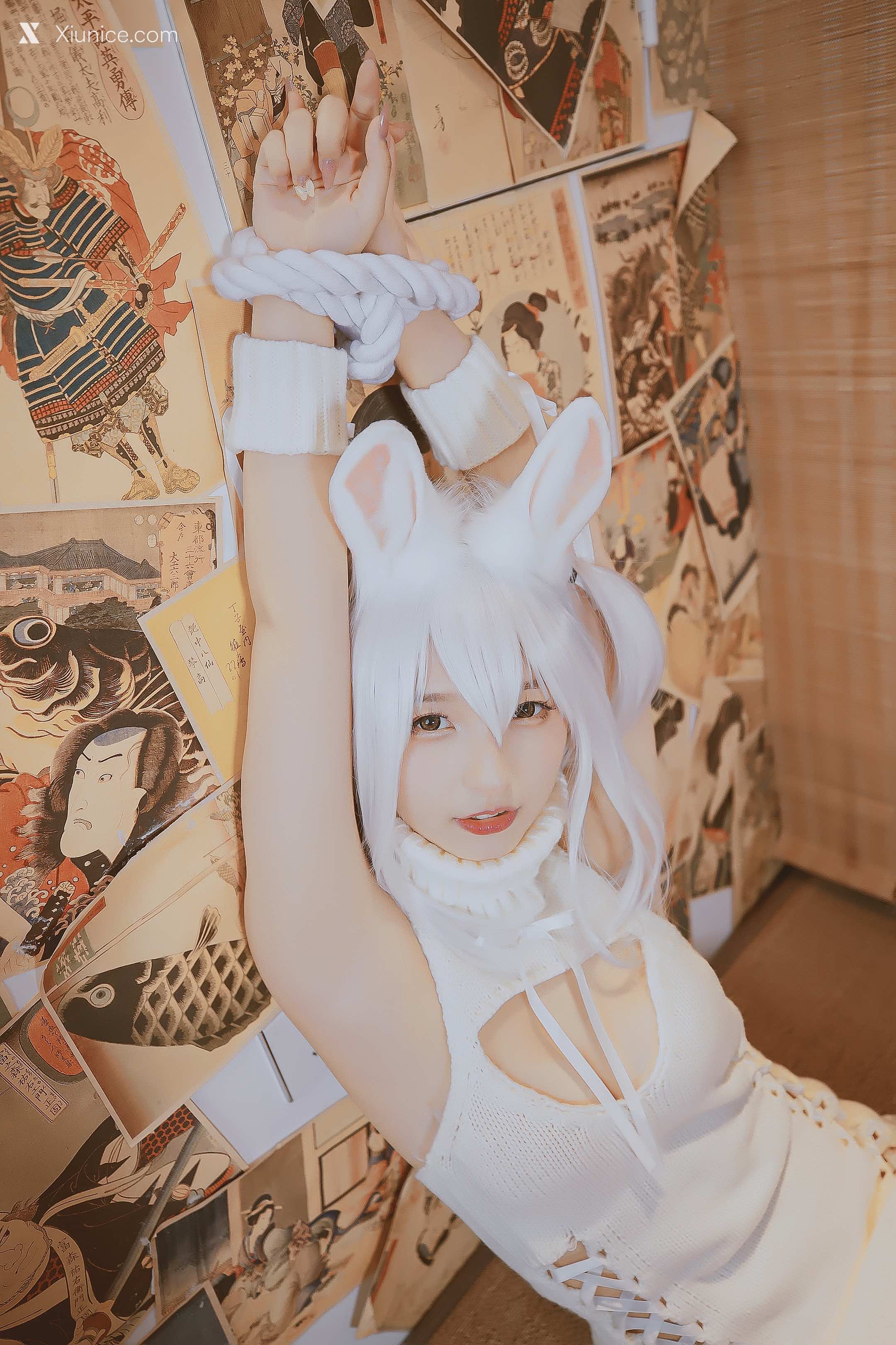 Coser@神楽坂真冬 Vol.034 危険な耳 狼妹&兔娘 第42张