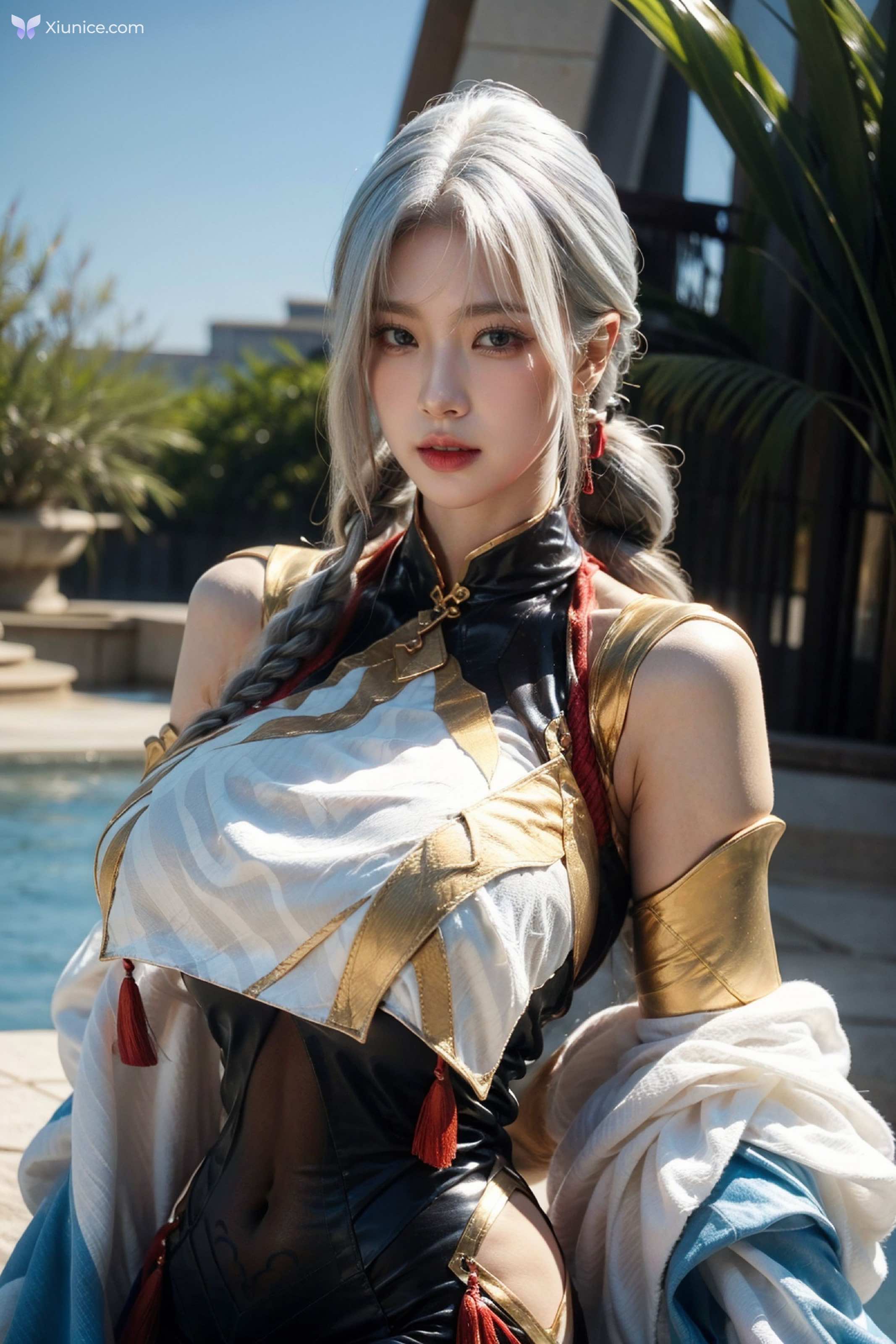 AI Girl 拟实画风-姐姐的剑灵COS 第157张