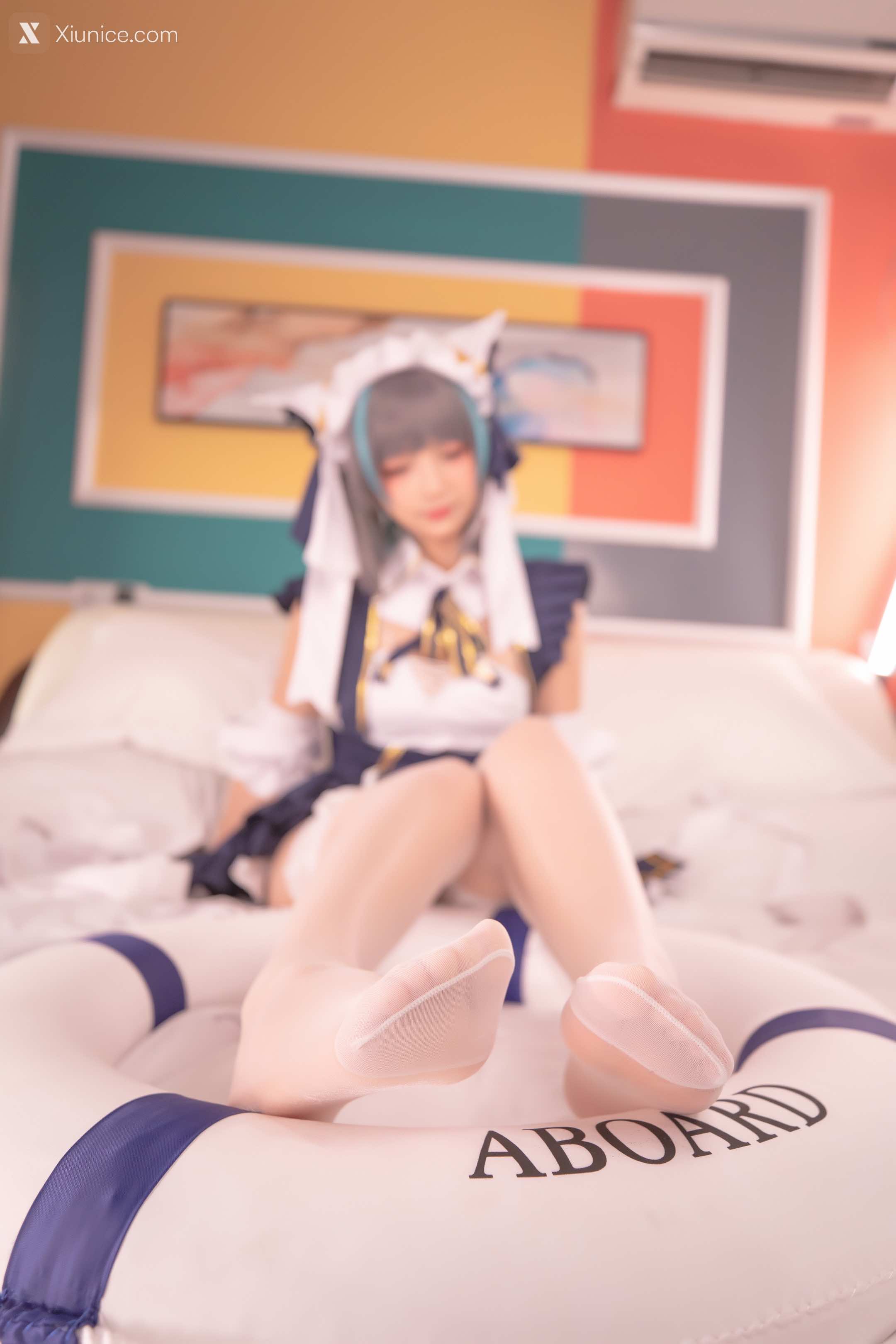 Coser@神楽坂真冬 Vol.085 绝对企画-柴郡cos《纯色庭院》 第97张