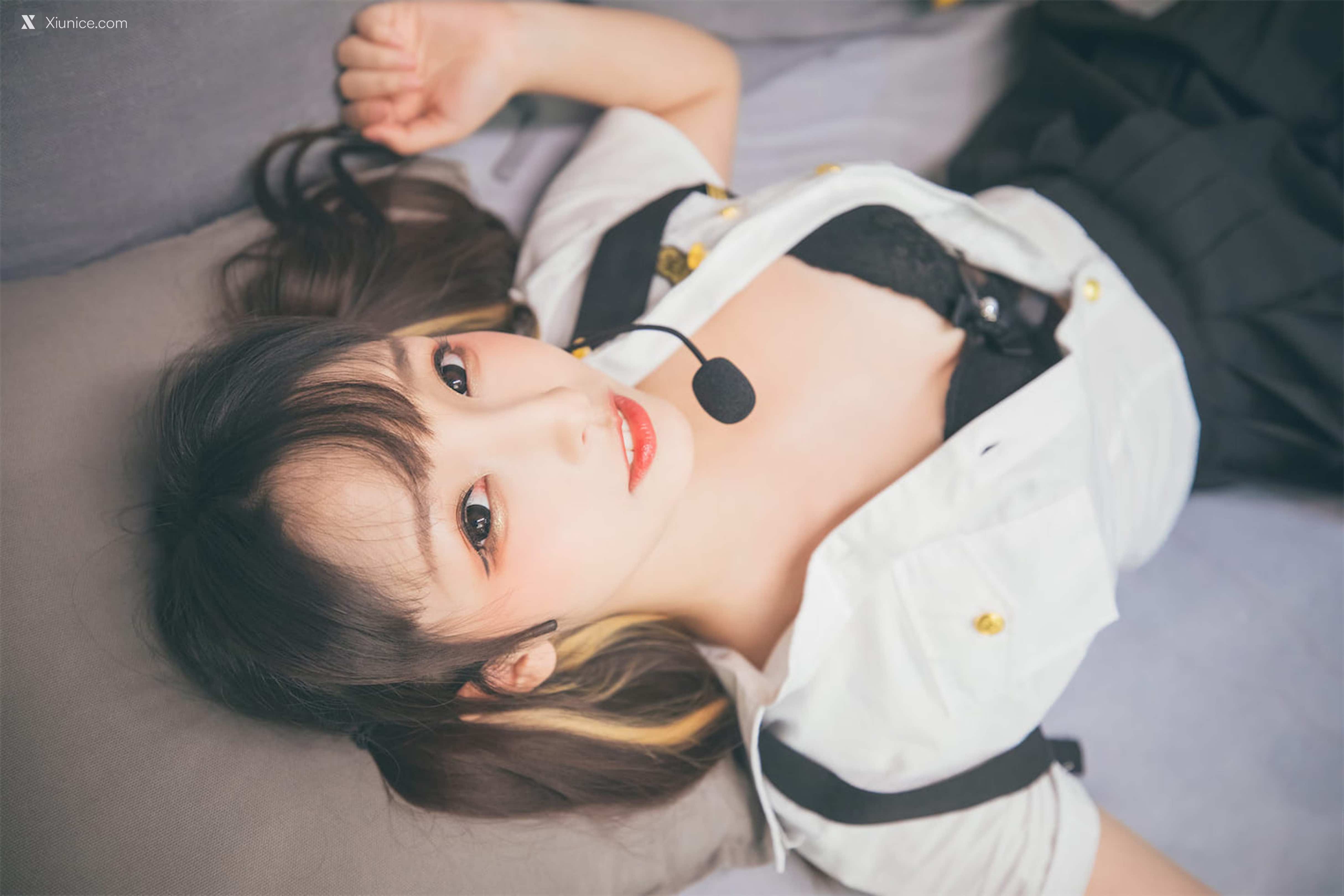 Coser@神楽坂真冬 Vol.081 绝对企画-黑丝皮衣《お帰りなさい、指揮官》 第78张