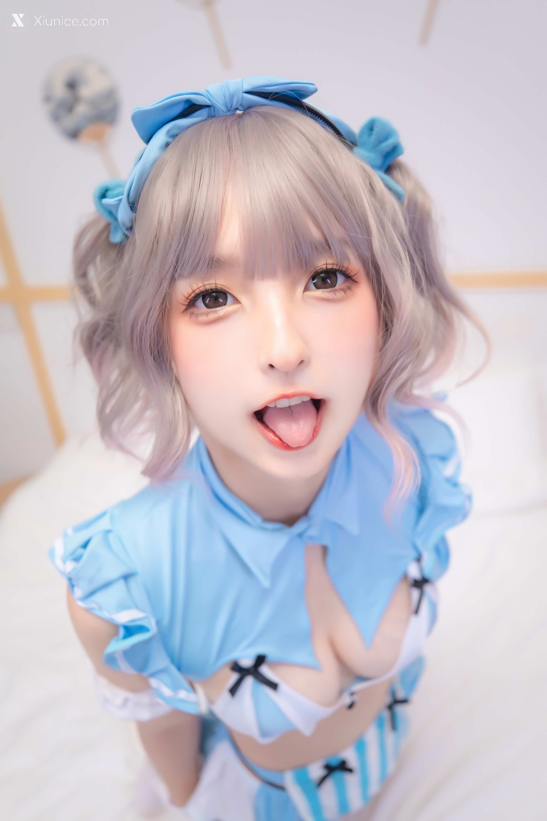 Coser@神楽坂真冬 Vol.097 蓝调女仆 第44张
