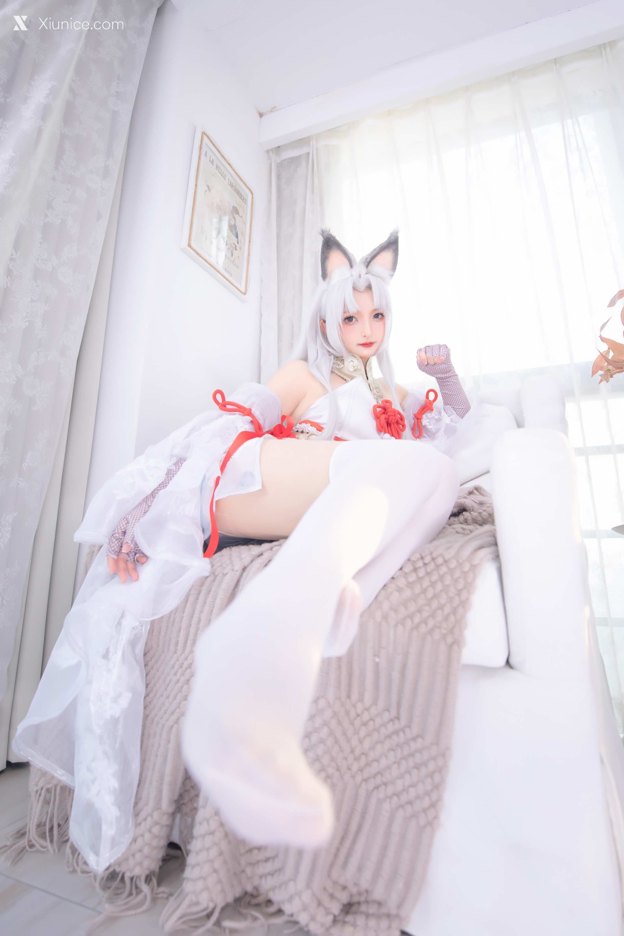 Coser@神楽坂真冬 Vol.105 白丝胡桃 第37张