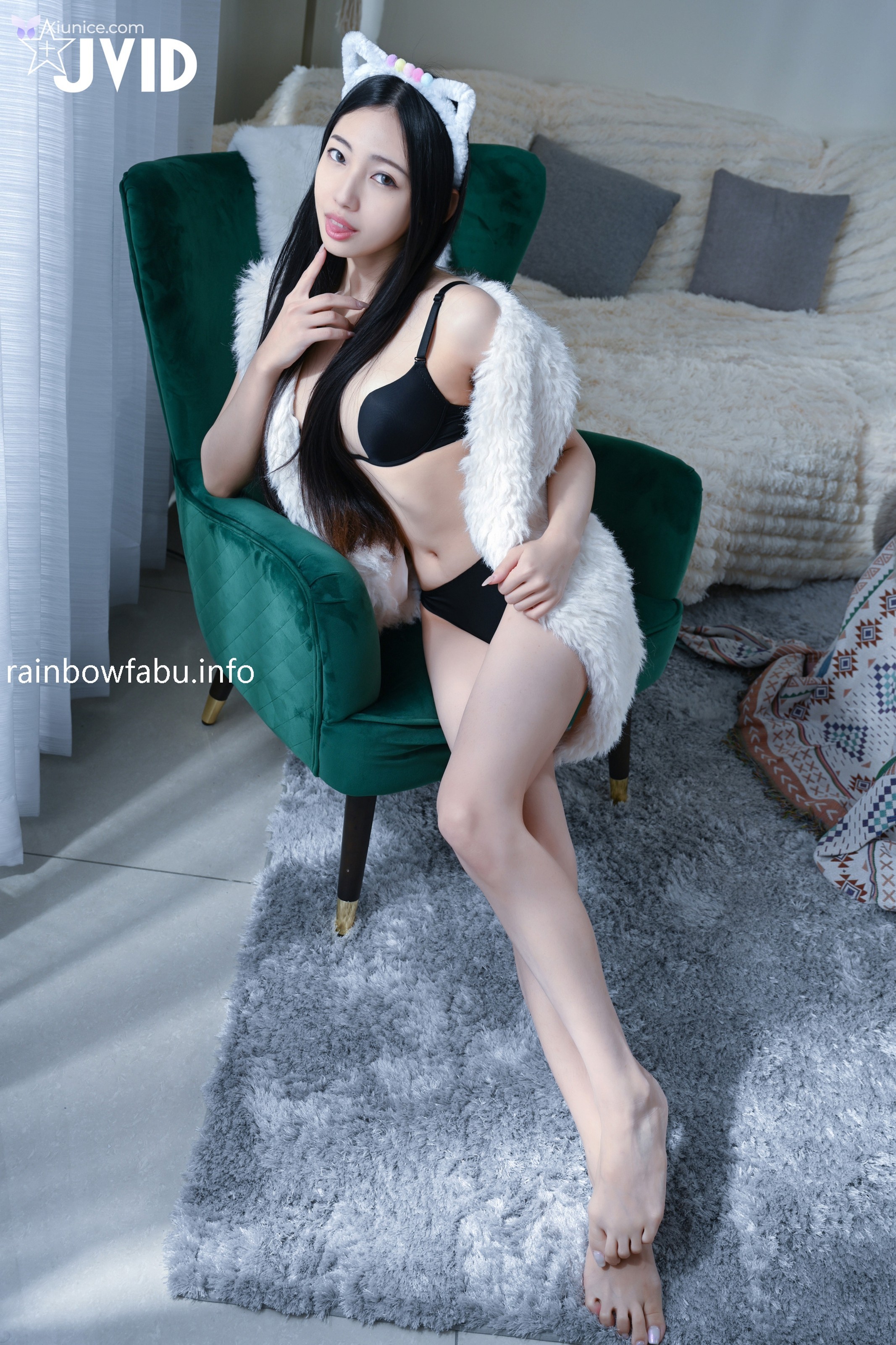 JVID 夏暮光 黛娜 – 美女姊妹花的魅惑挑战 第113张