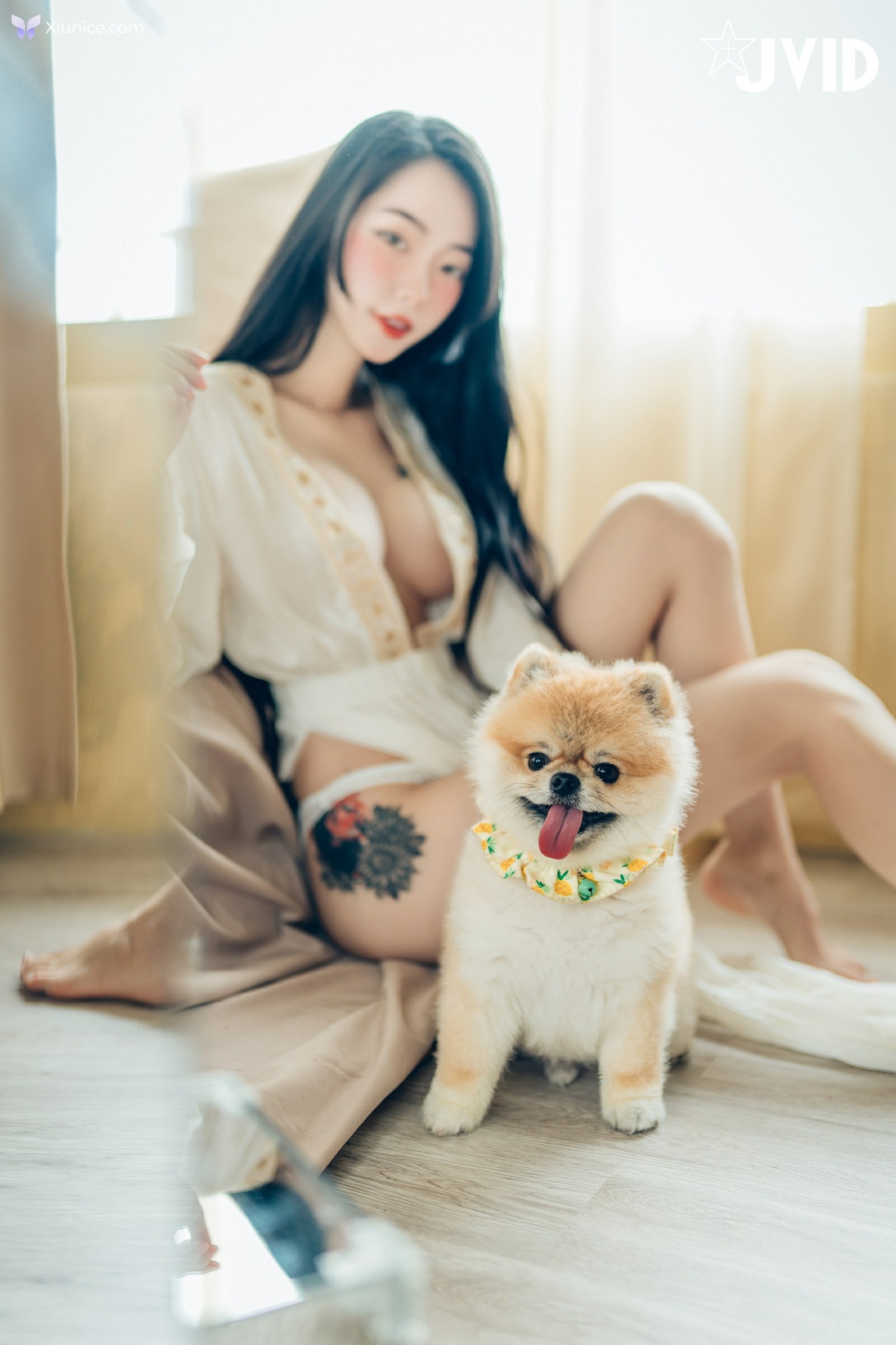 JVID 飄飄哥 – 巨乳飄飄女神精心打造的誠意寫真動漫般的完美身材還有超可愛的神祕客串喔 第118张