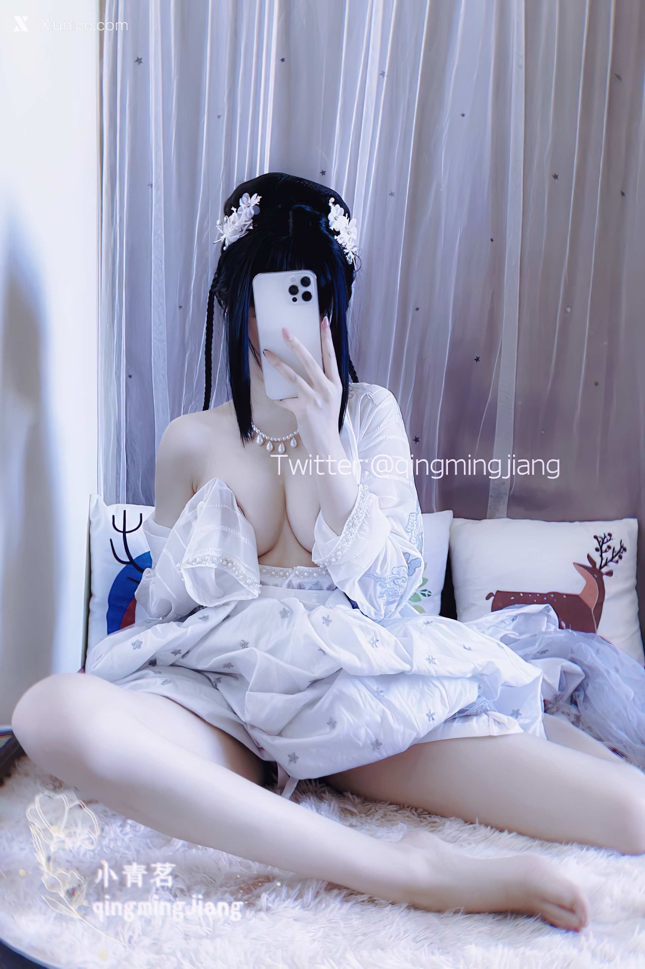 Coser@小青茗 唯美唐装古风下的美妙胴体 第3张