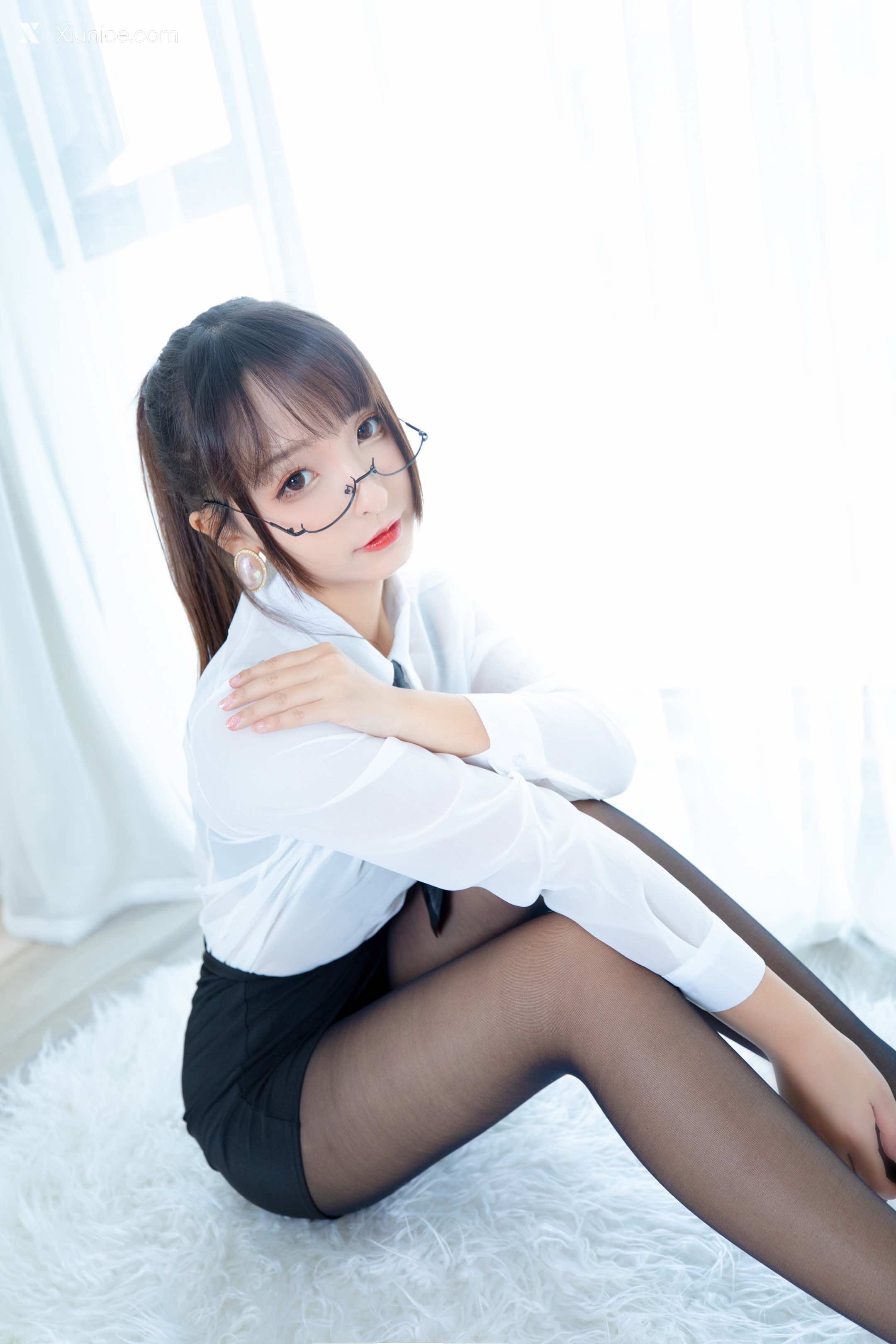 Coser@神楽坂真冬 Vol.055 电子相册-白色办公室《ホワイトオフィス》 第12张