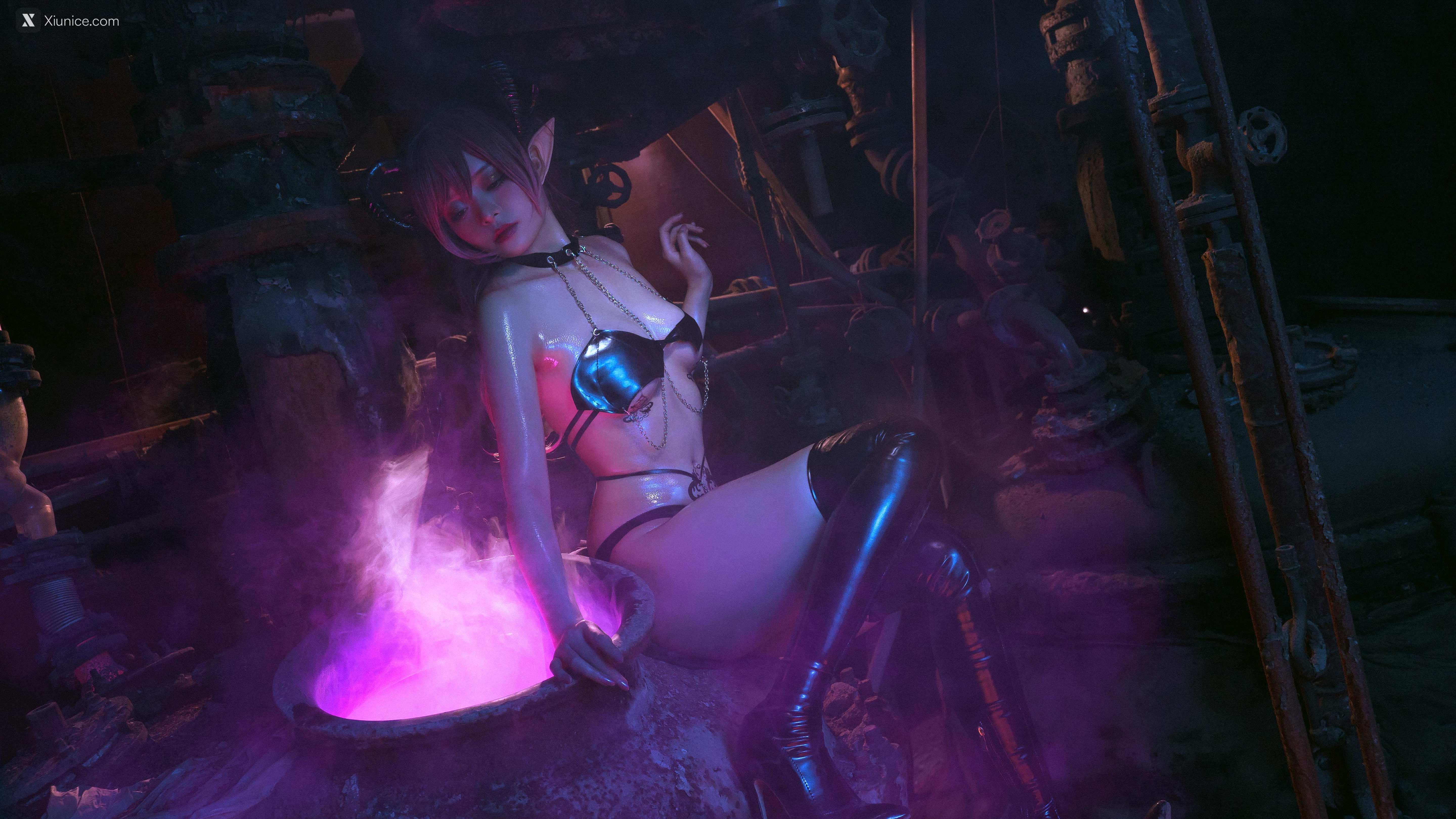 Coser@爆机少女喵小吉 (Nekokoyoshi) 魅魔 第3张