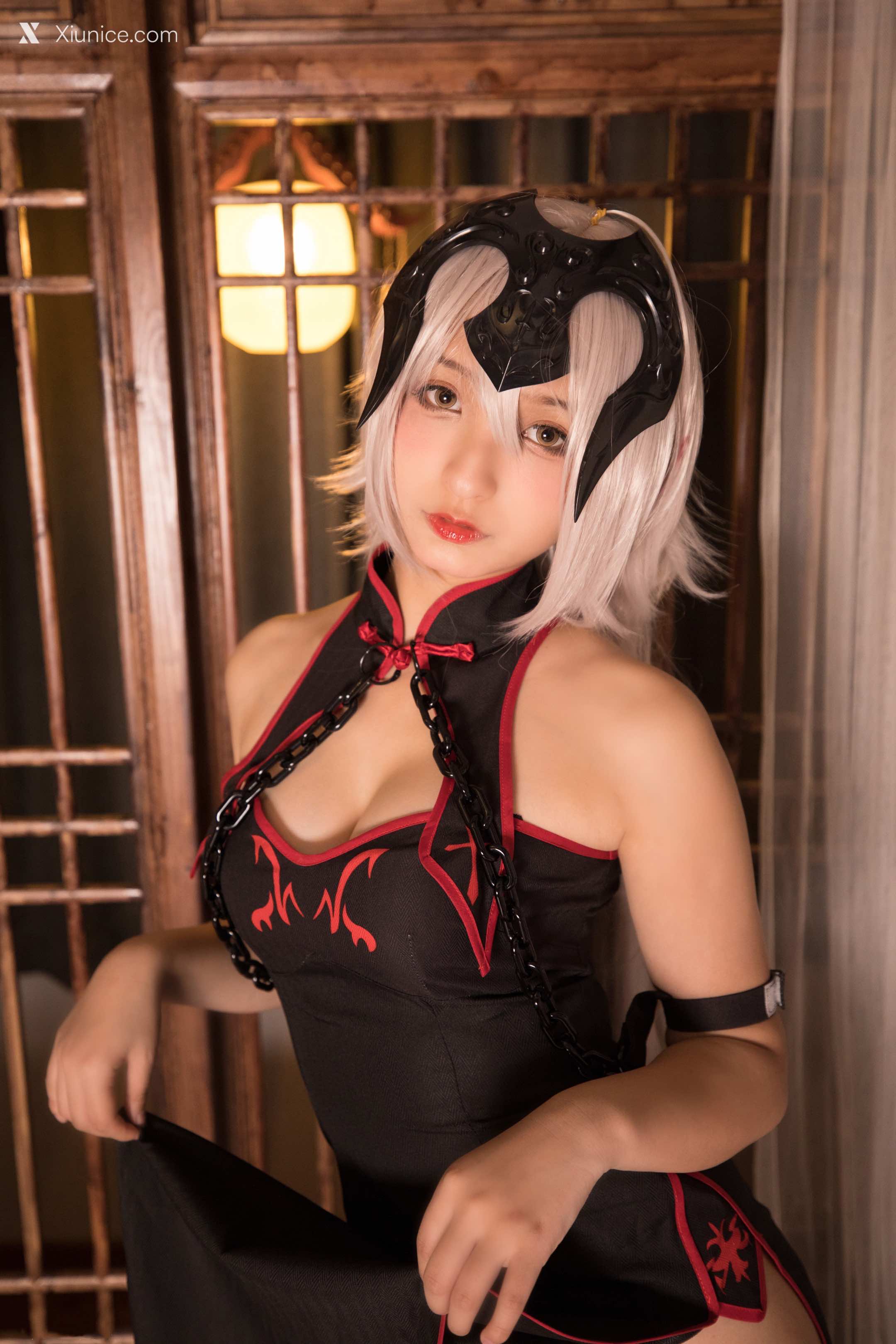 Coser@神楽坂真冬 Vol.037 电子相册-旗袍黑贞 第9张