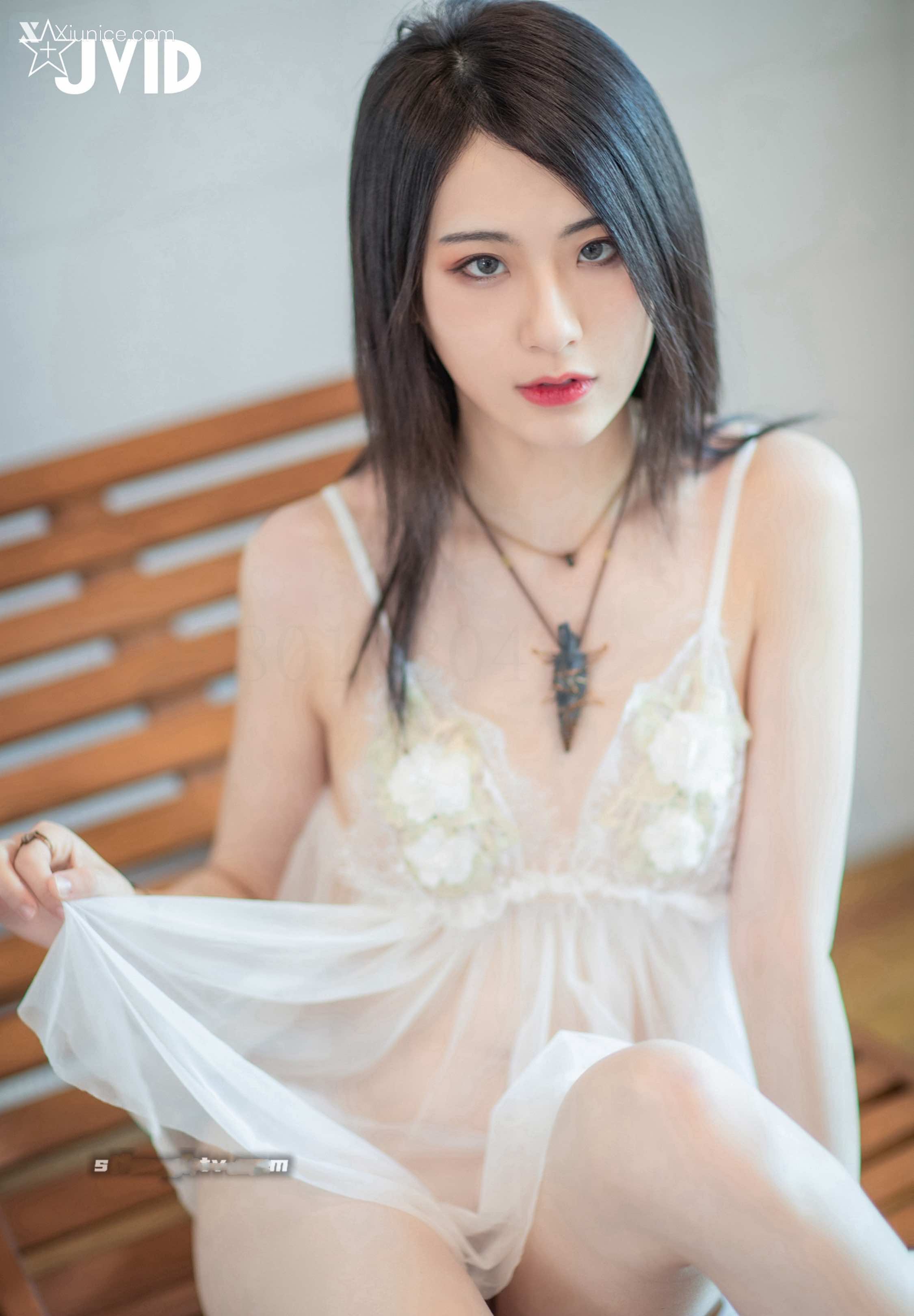 JVID – Ali-White lace pajamas 第23张
