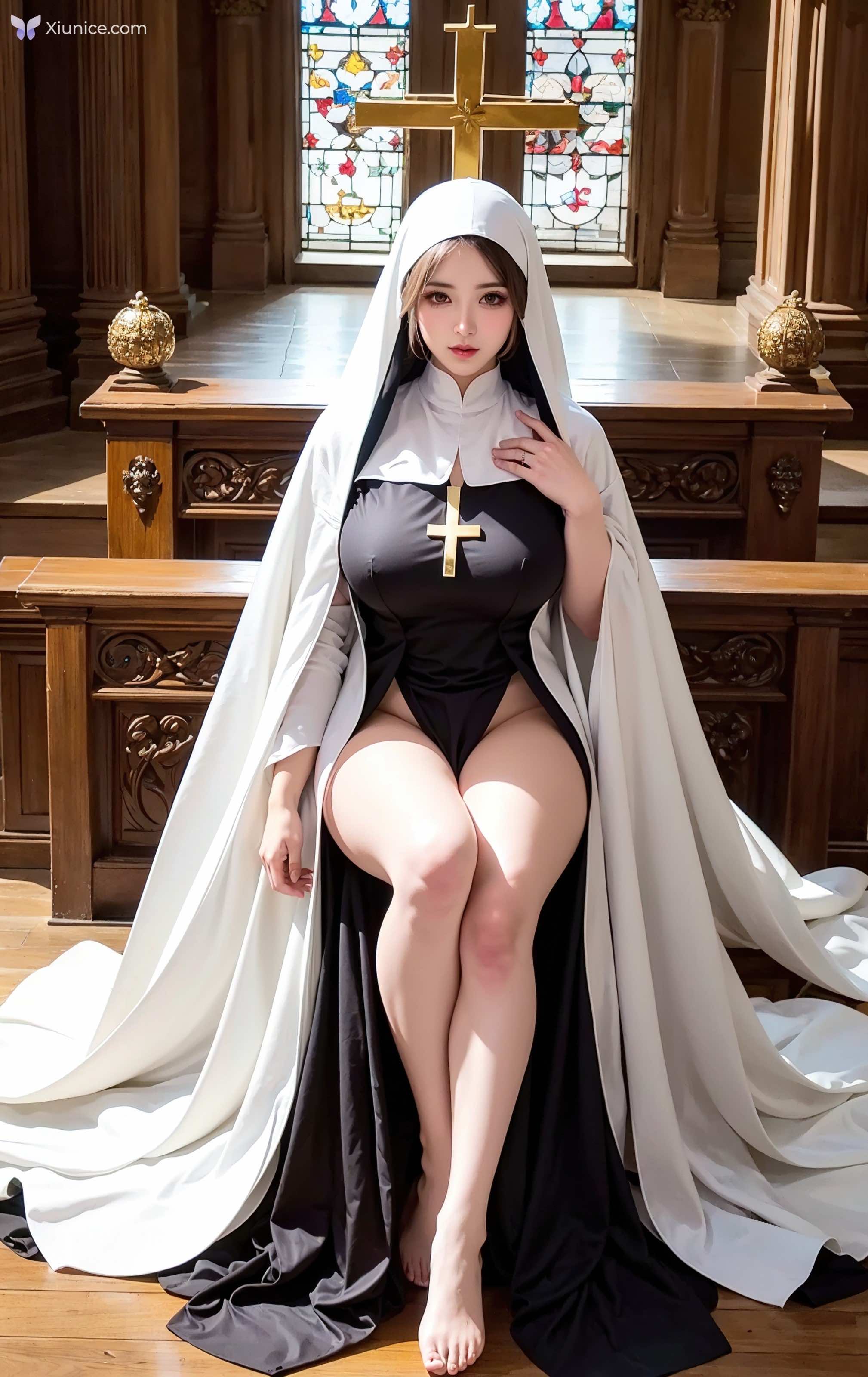AI Girl 修女墨迹 第112张
