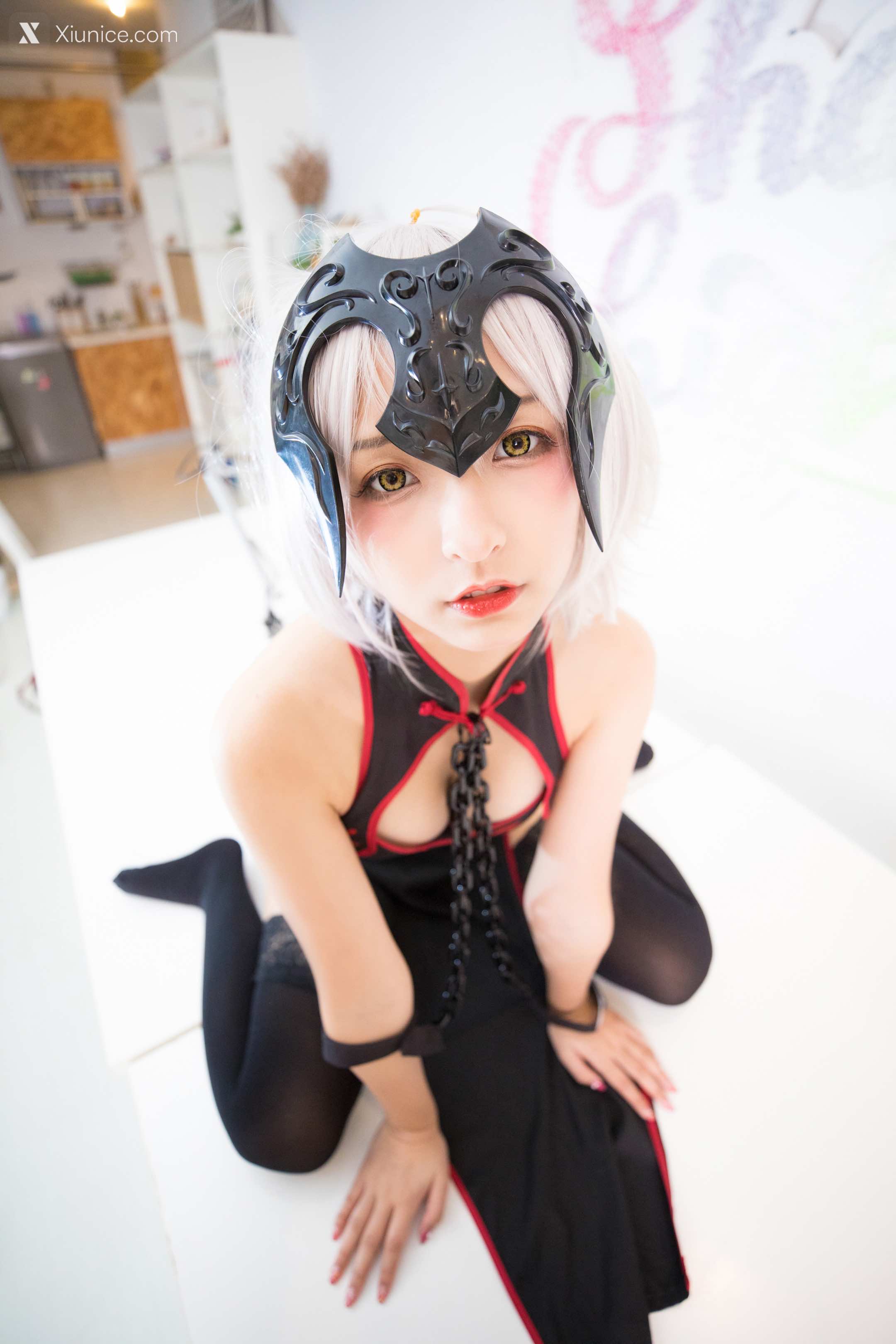 Coser@神楽坂真冬 Vol.037 电子相册-旗袍黑贞 第124张