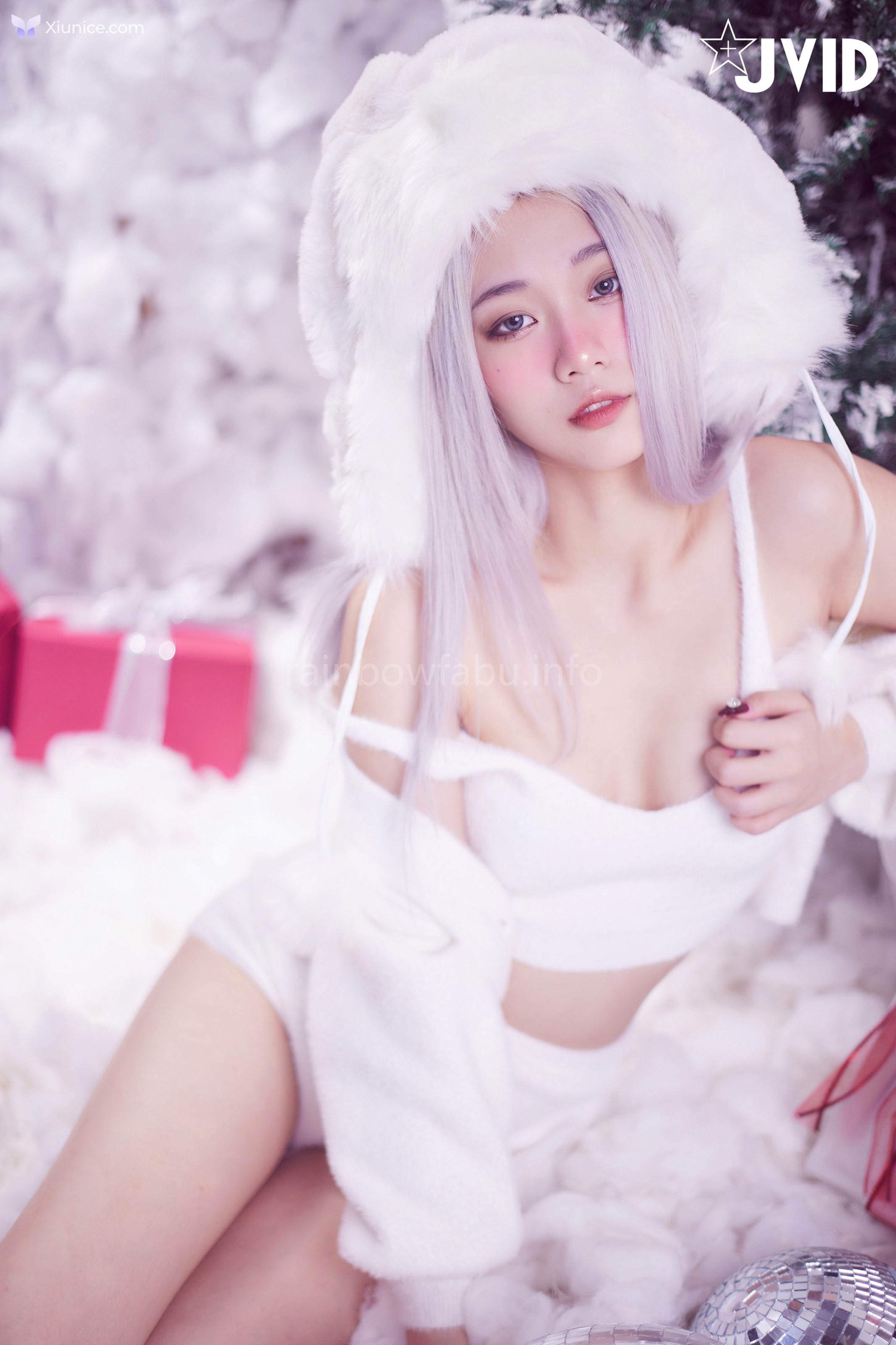 JVID Verna – 性感的愛死寂寞人雪女Verna陪你度過聖誕寒冬 第94张