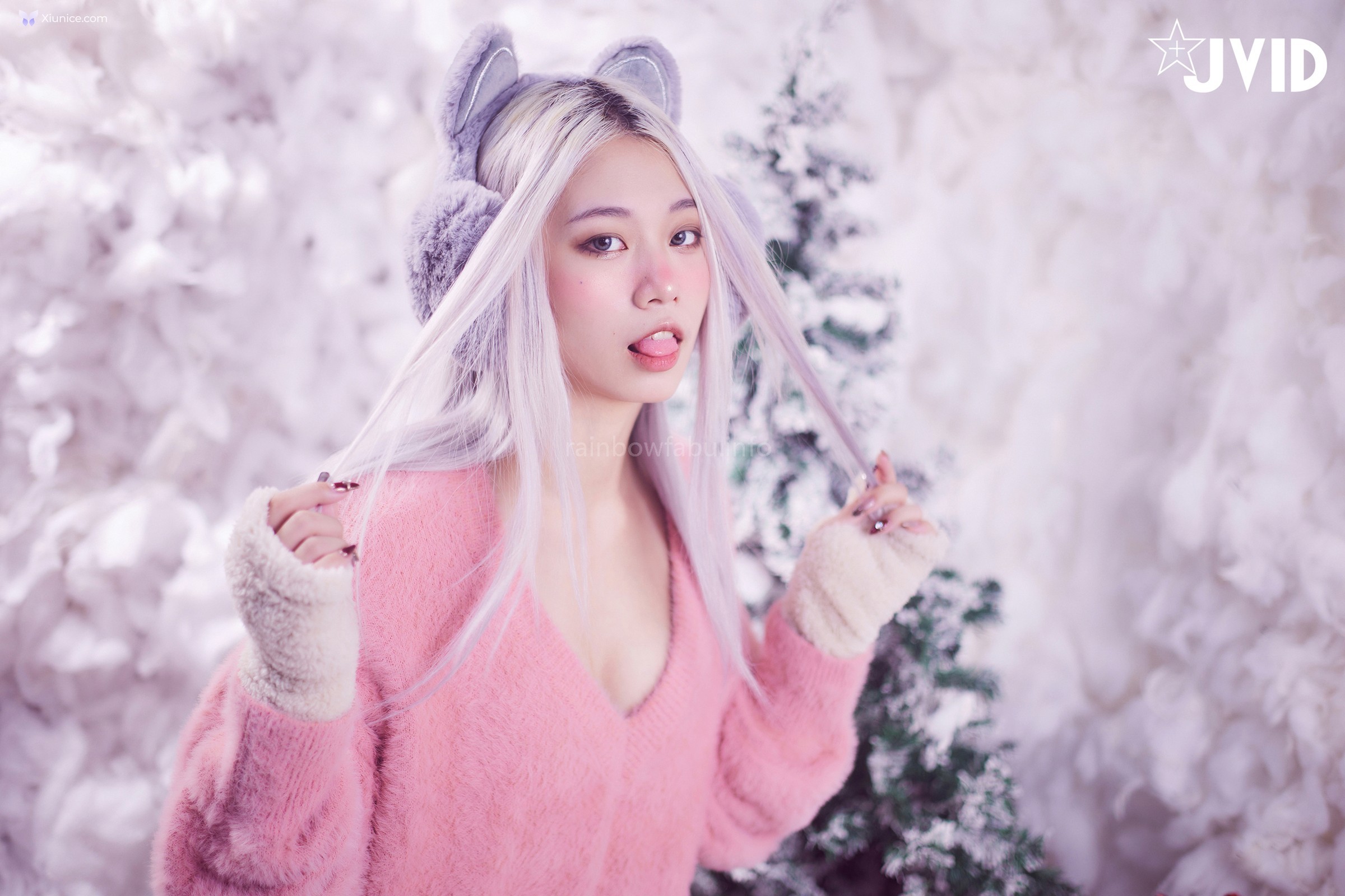JVID Verna – 性感的愛死寂寞人雪女Verna陪你度過聖誕寒冬 第102张