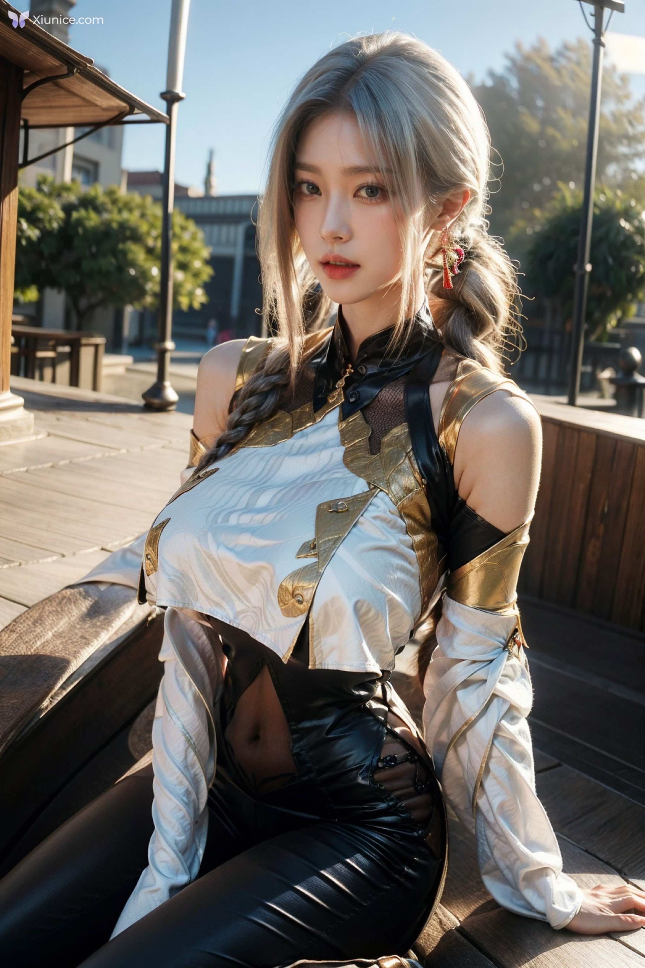 AI Girl 拟实画风-姐姐的剑灵COS 第46张