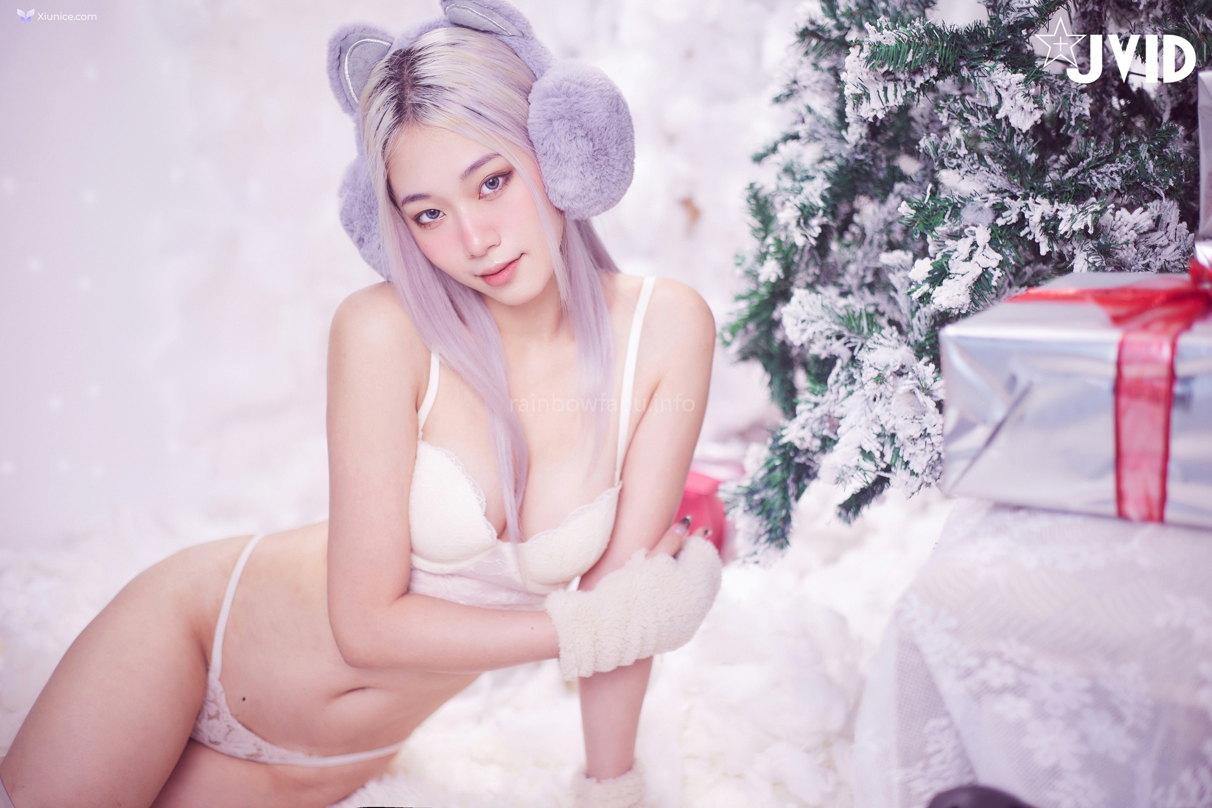 JVID Verna – 性感的愛死寂寞人雪女Verna陪你度過聖誕寒冬 第93张