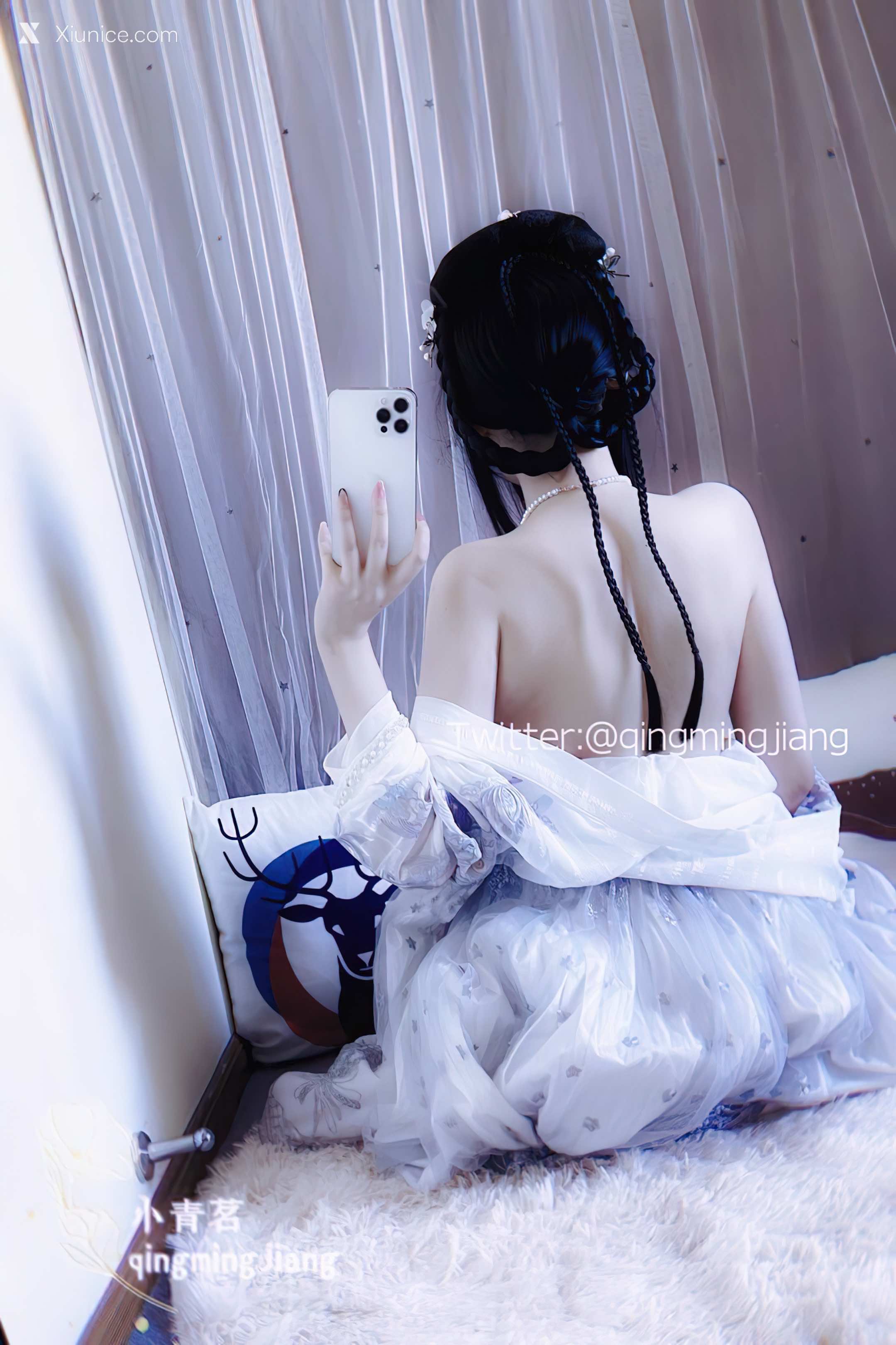 Coser@小青茗 唯美唐装古风下的美妙胴体 第4张