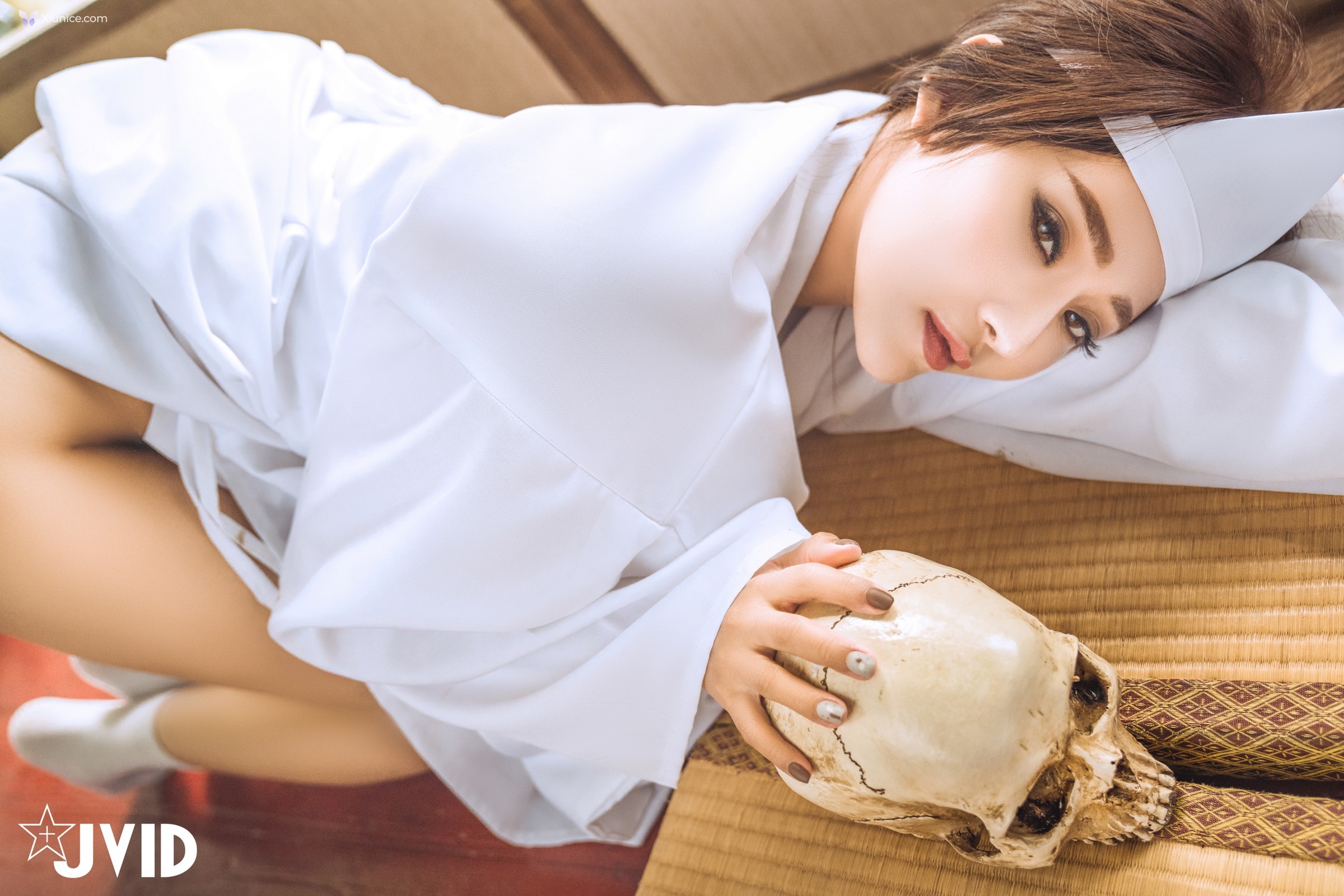 JVID Lele 樂樂 – E奶上空無遮痴女幽霊鬼姬杯來去鄉下住一晚出差沒想到卻…撞鬼了 第87张