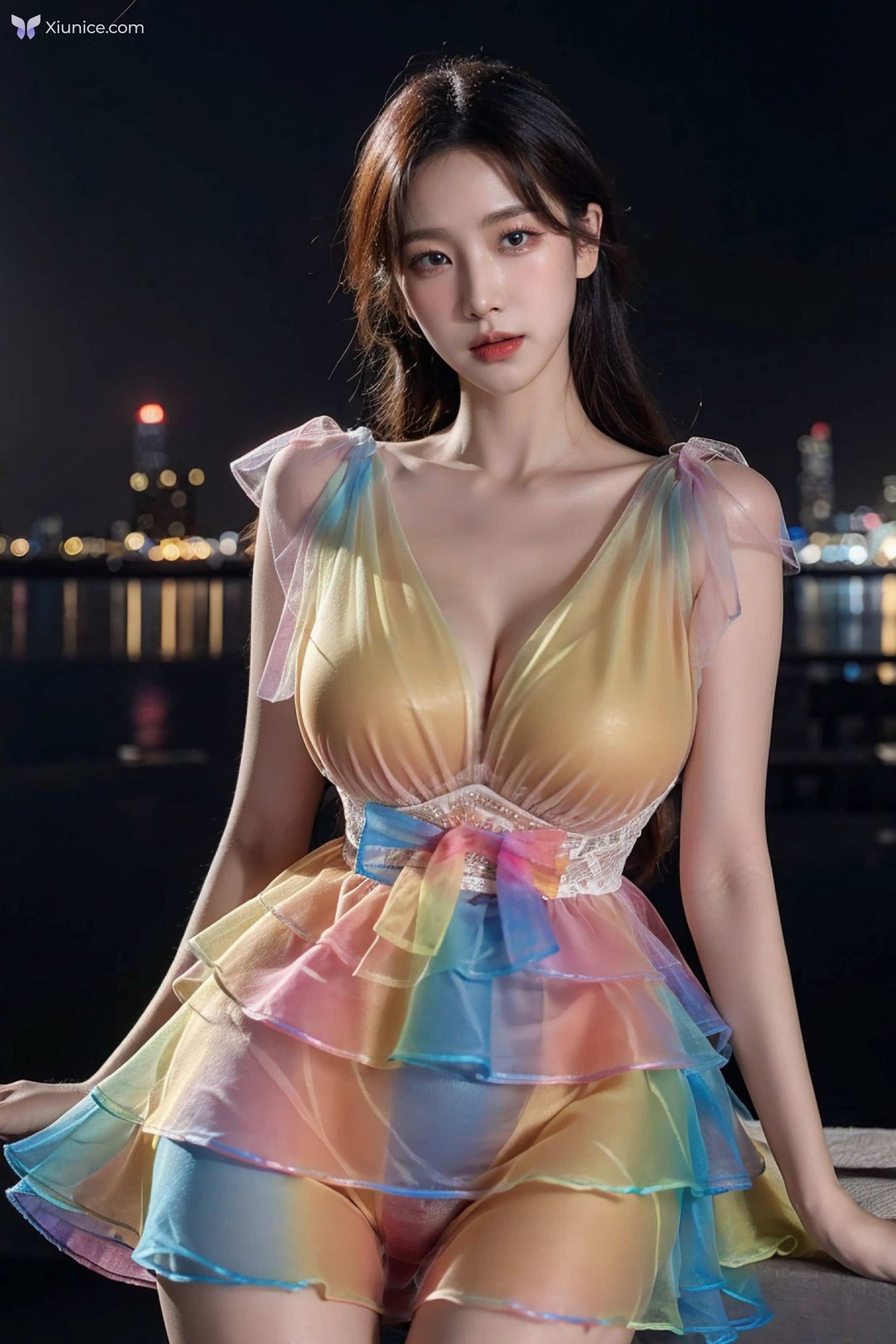 AI Girl 拟实画风-彩虹服 第14张