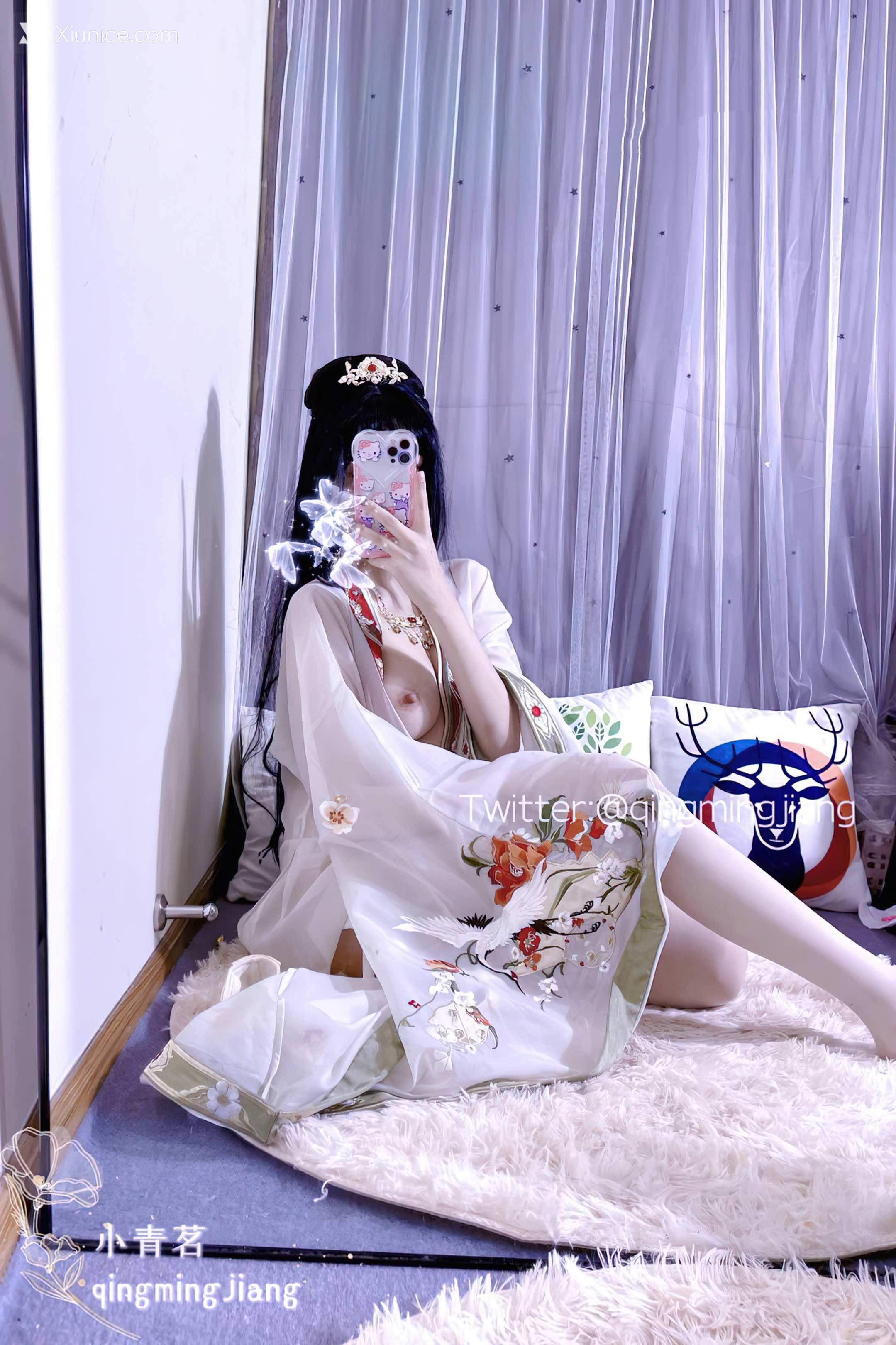 Coser@小青茗 唯美唐装古风下的美妙胴体 第6张
