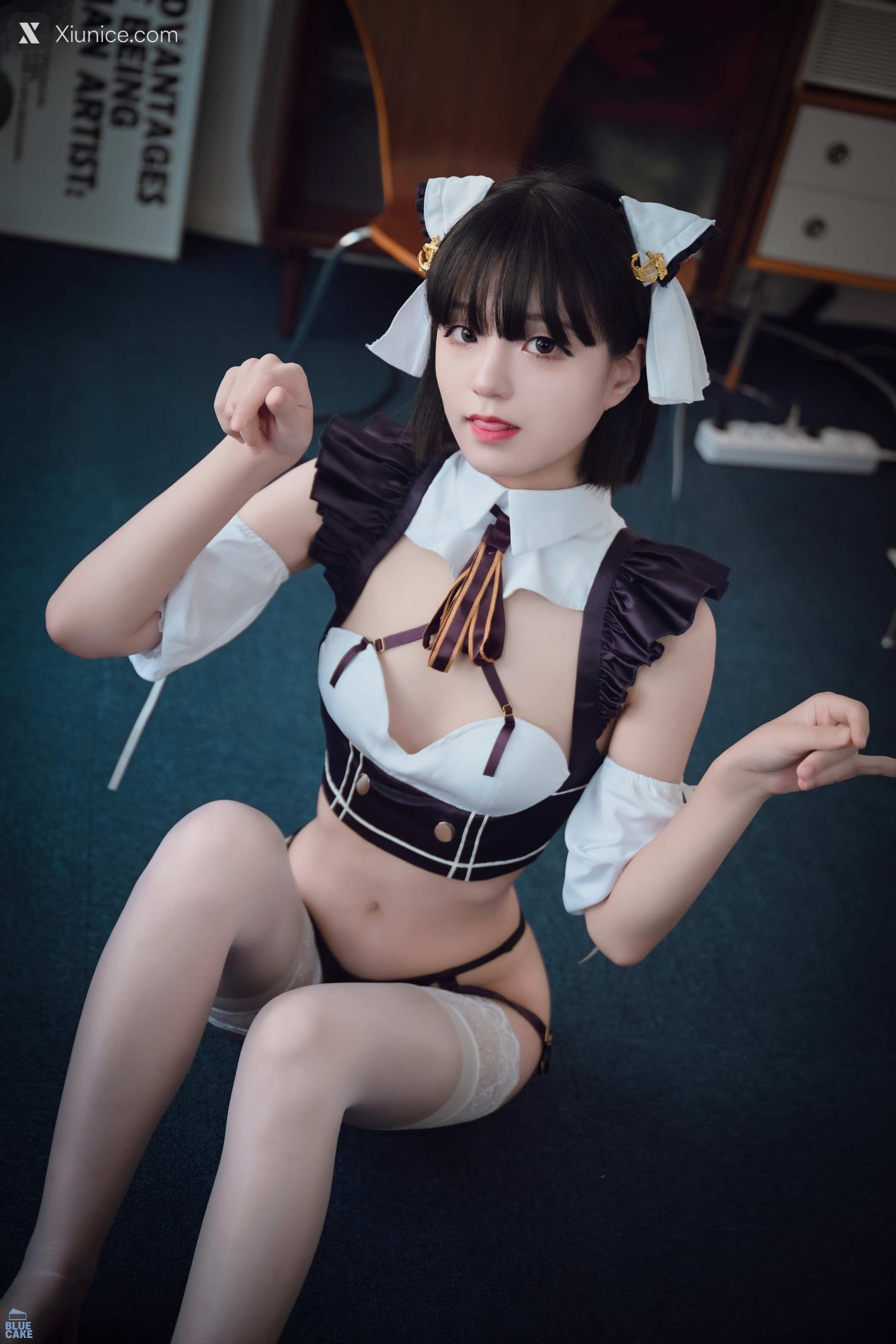 BLUECAKE Jeong Jenny (정제니) – Maid Cosplay 第42张