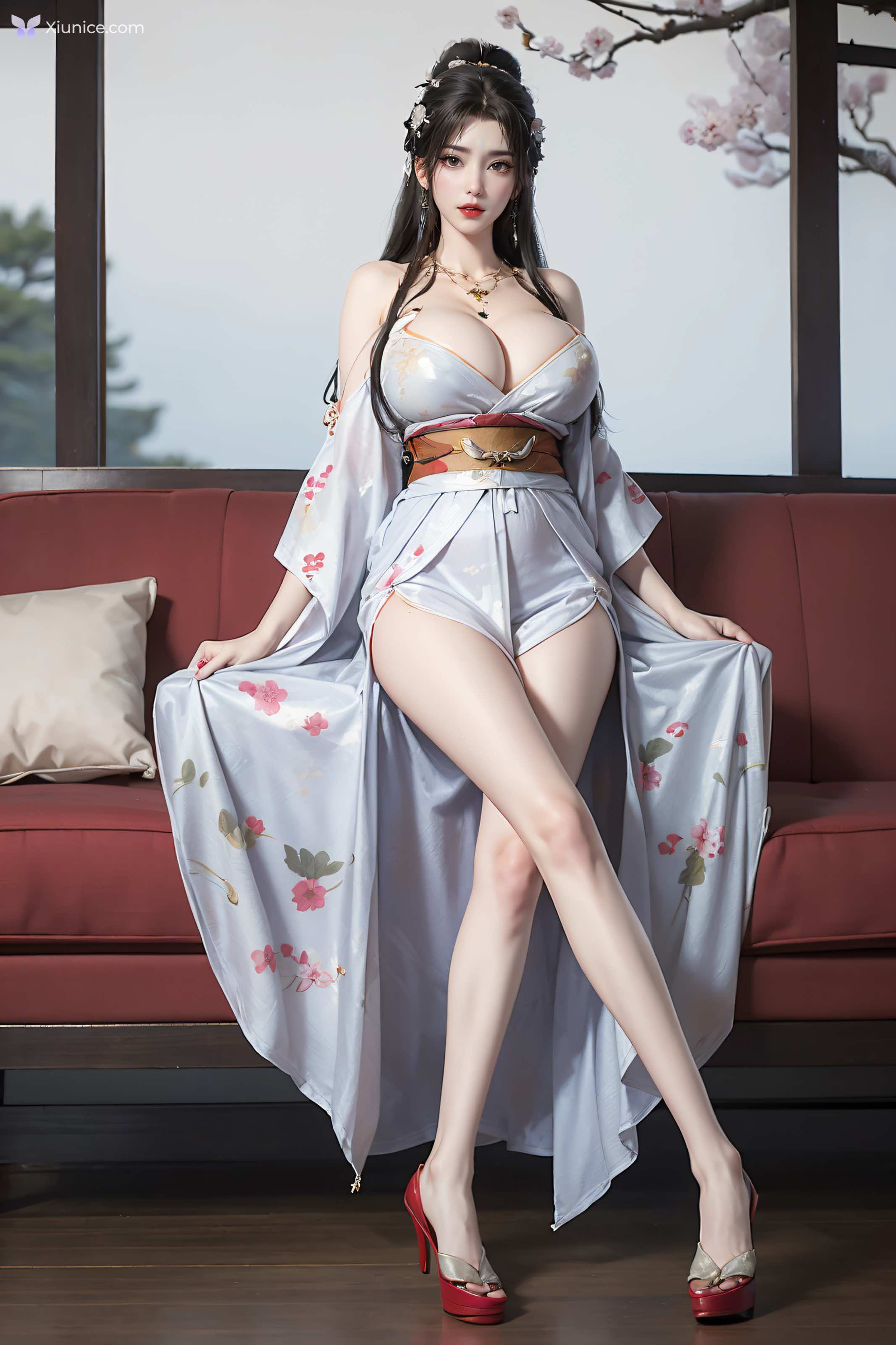AI Girl 完美世界-清漪 和服吊带 第38张