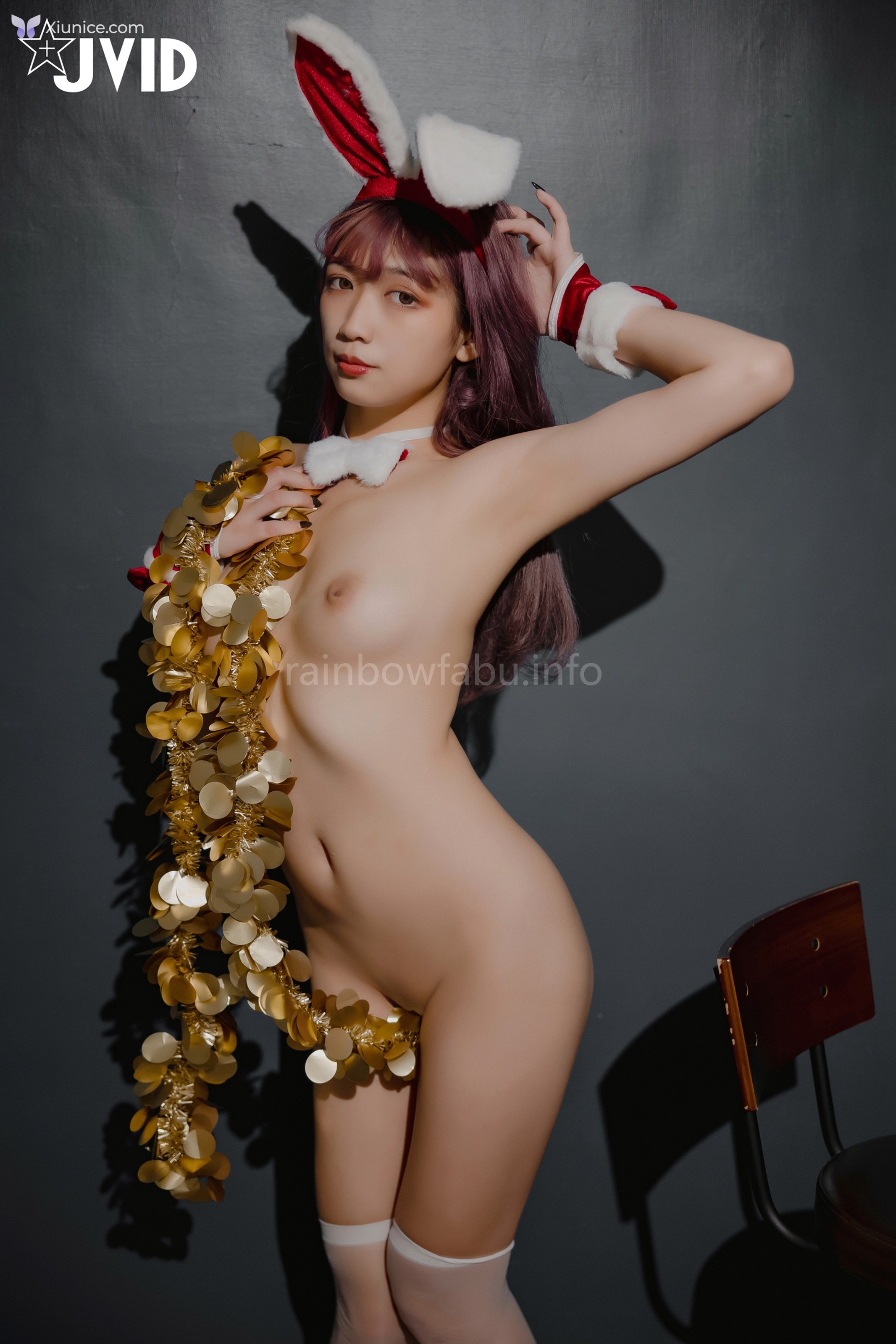 JVID 吳紫欣 – 高挑爆乳妹紫欣 國王聖誕趴全身要脫光 第46张