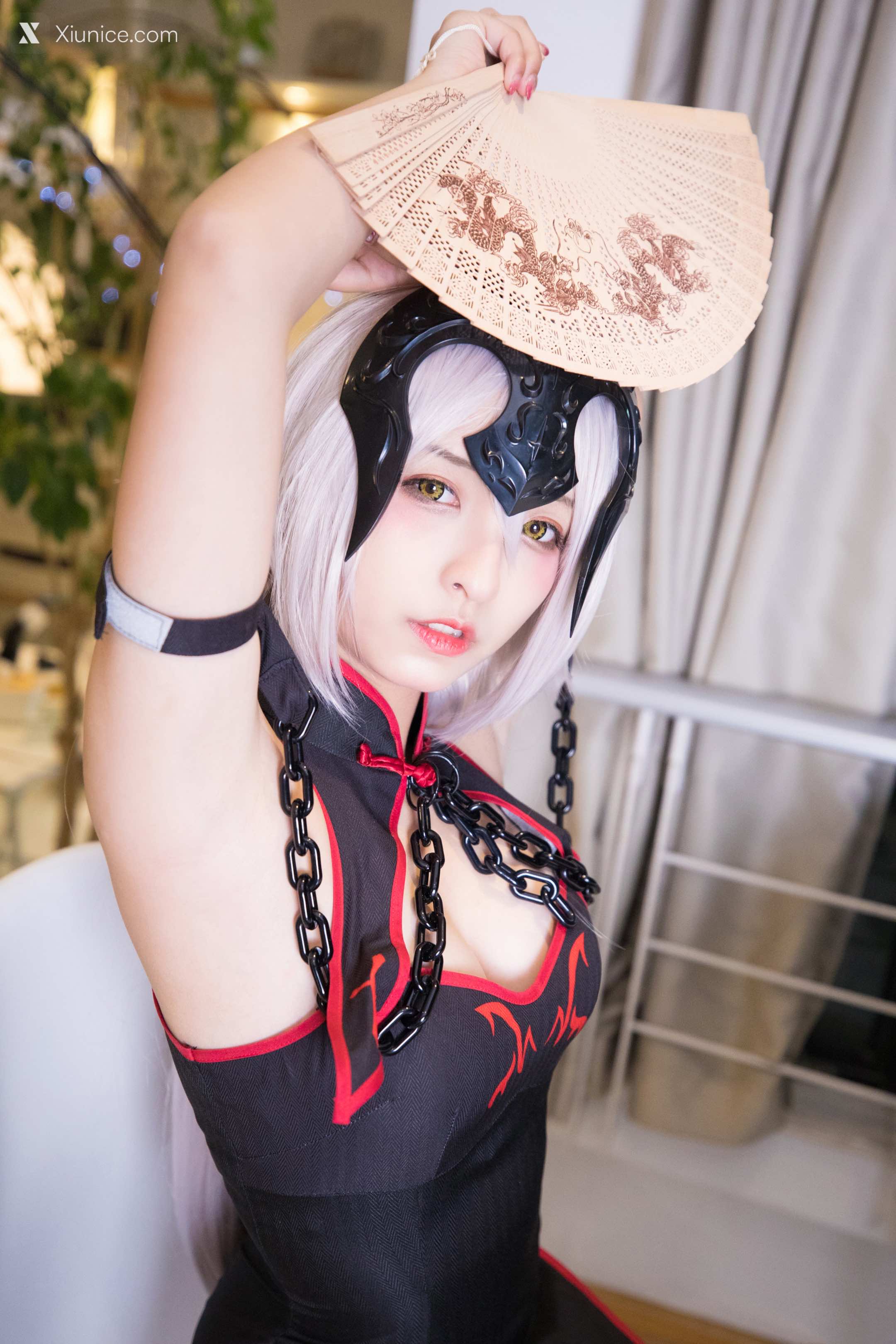 Coser@神楽坂真冬 Vol.037 电子相册-旗袍黑贞 第96张