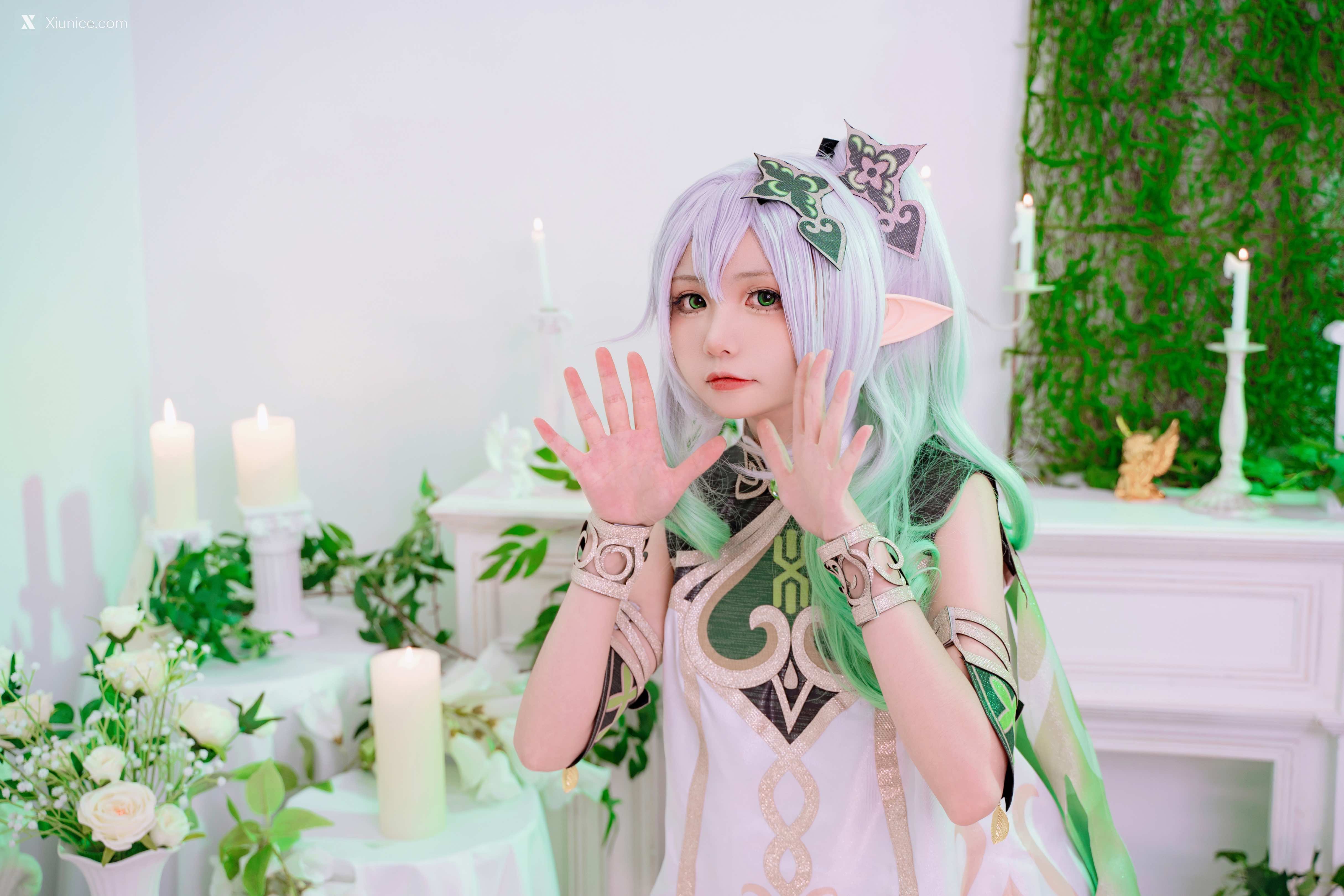 Coser@爆机少女喵小吉 (Nekokoyoshi) Genshin Impact Nahida 第2张