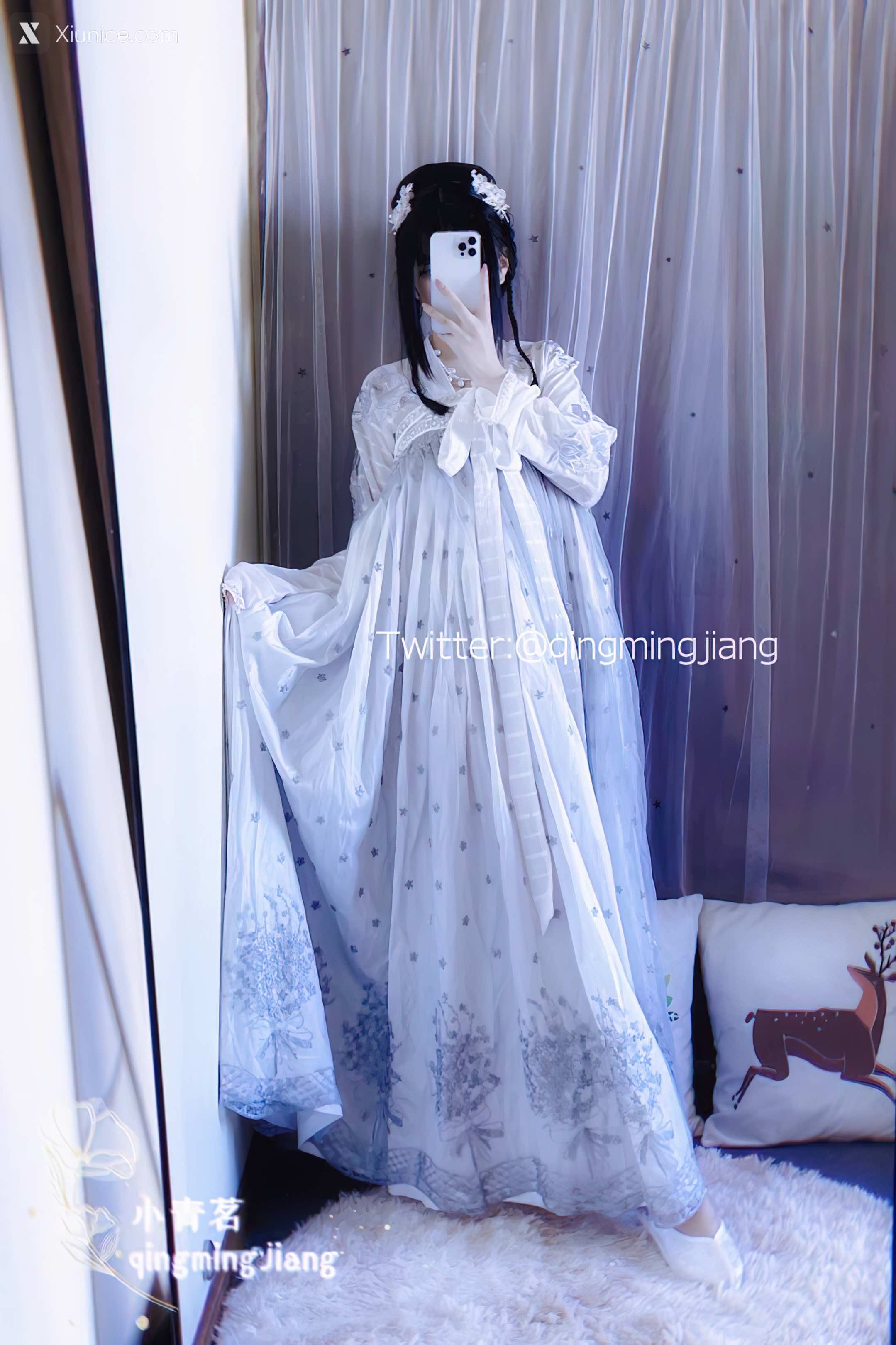 Coser@小青茗 唯美唐装古风下的美妙胴体 第47张