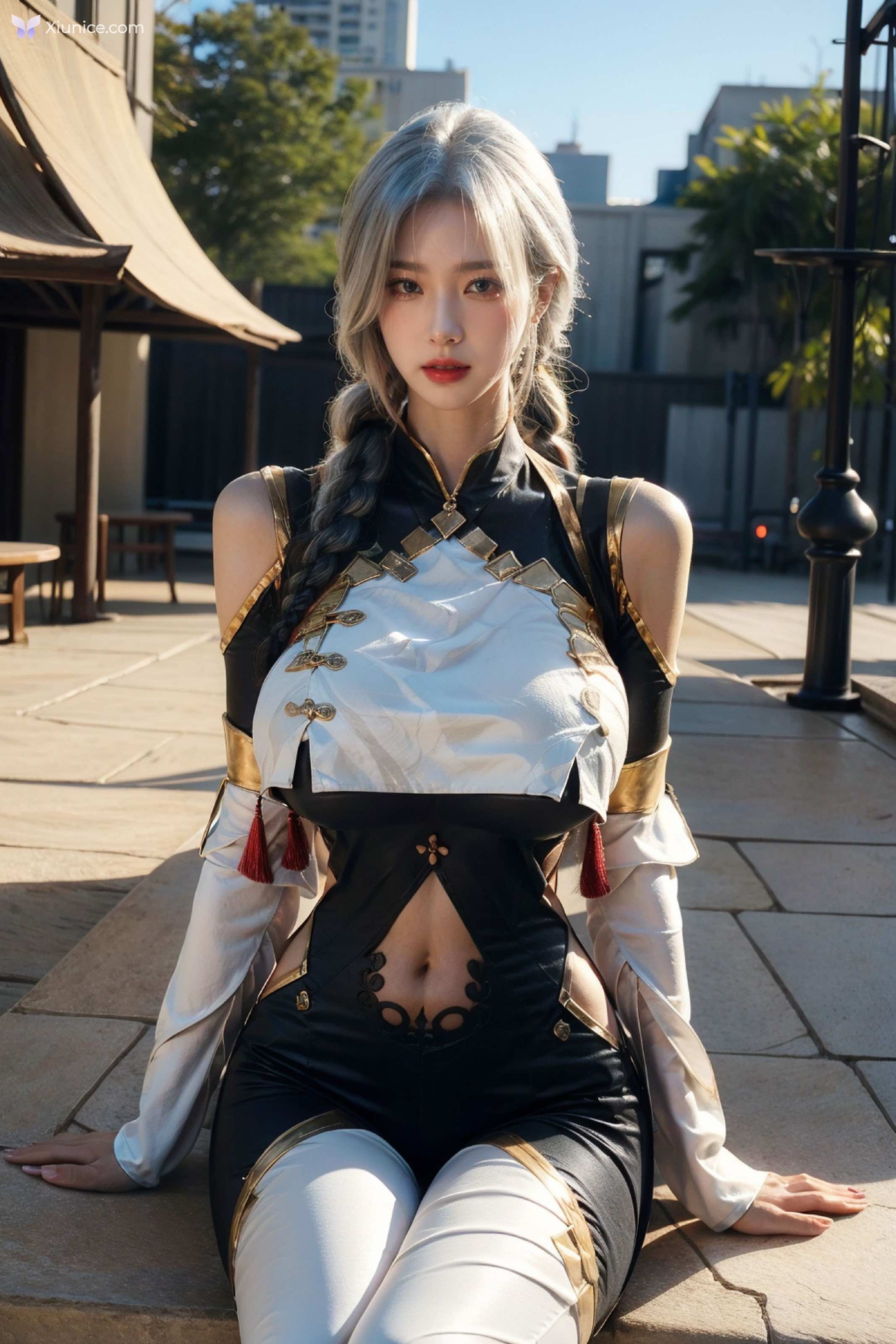 AI Girl 拟实画风-姐姐的剑灵COS 第153张
