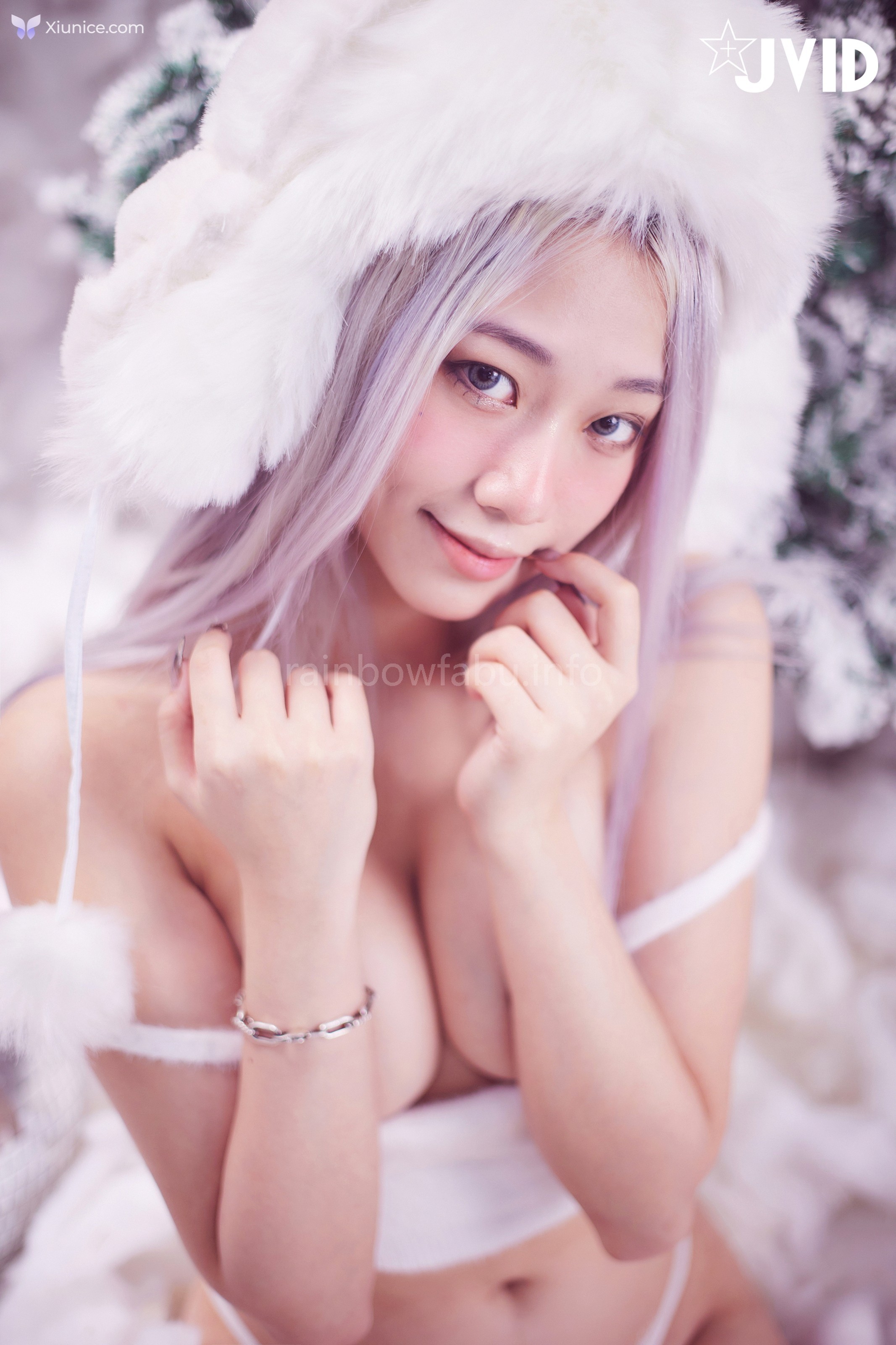 JVID Verna – 性感的愛死寂寞人雪女Verna陪你度過聖誕寒冬 第80张