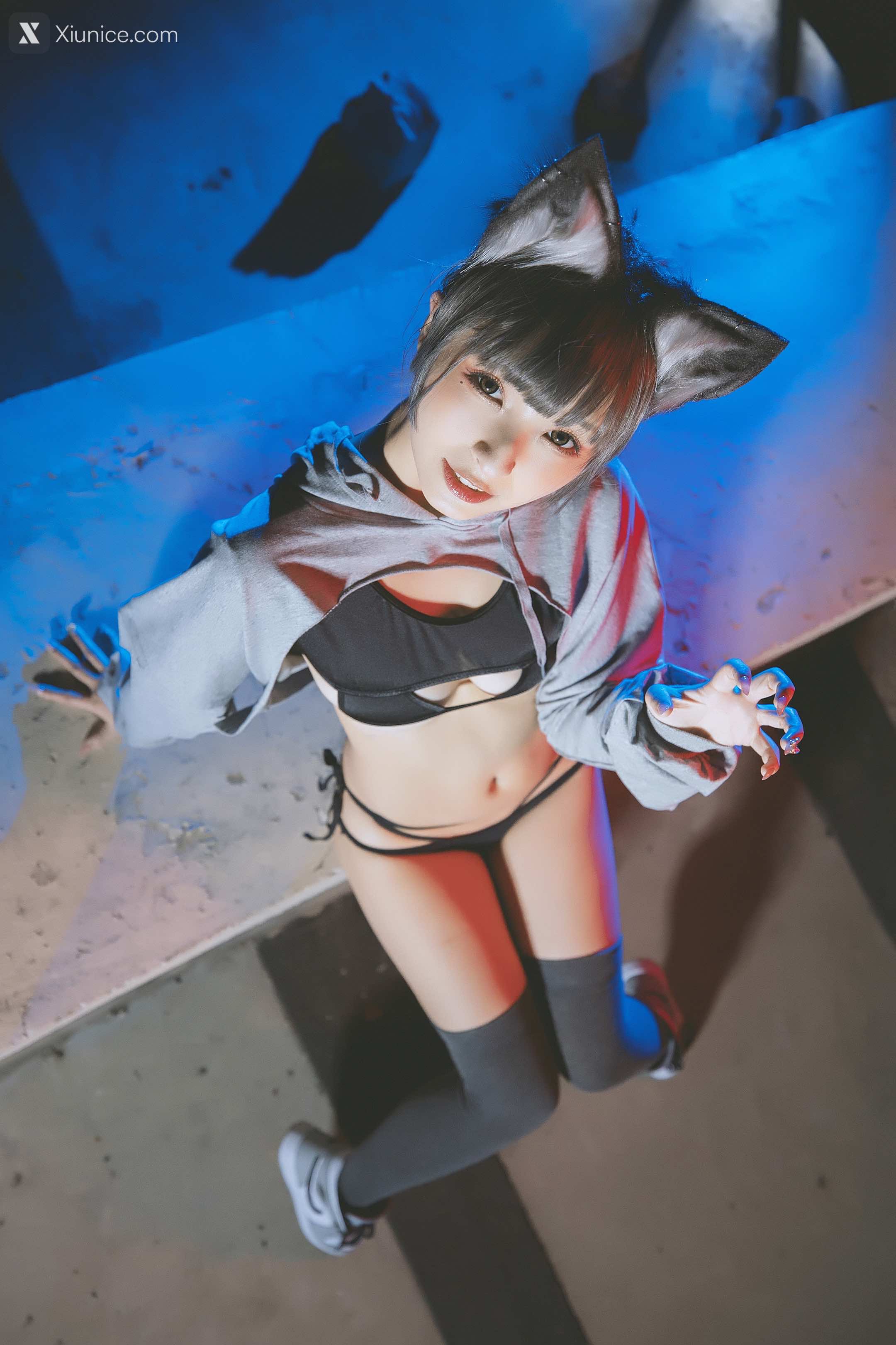 Coser@神楽坂真冬 Vol.034 危険な耳 狼妹&兔娘 第82张