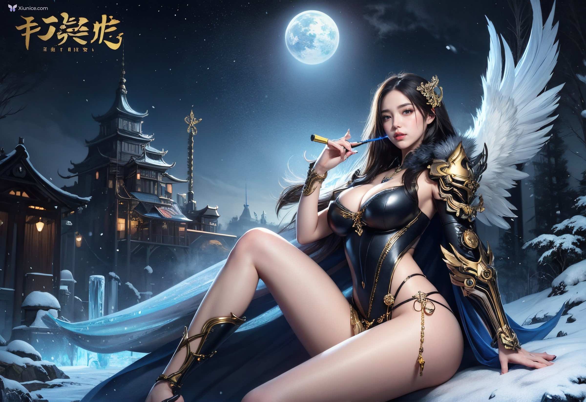 AI Girl 剑灵风格墨迹 第50张